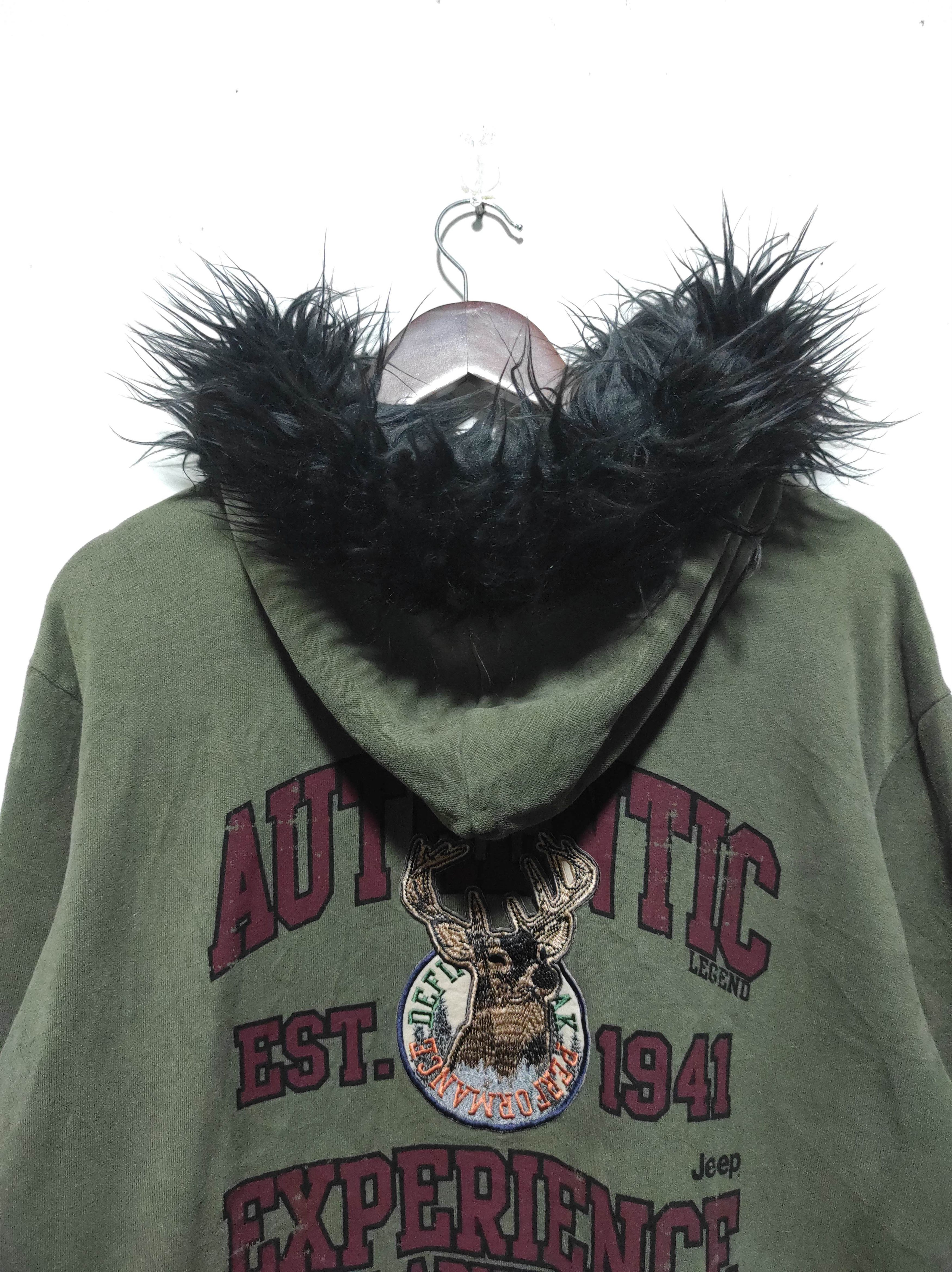 Jeep Jeep Zip Fur Hoodie Jacket LGB style Size US XL / EU 56 / 4 - 13 Thumbnail
