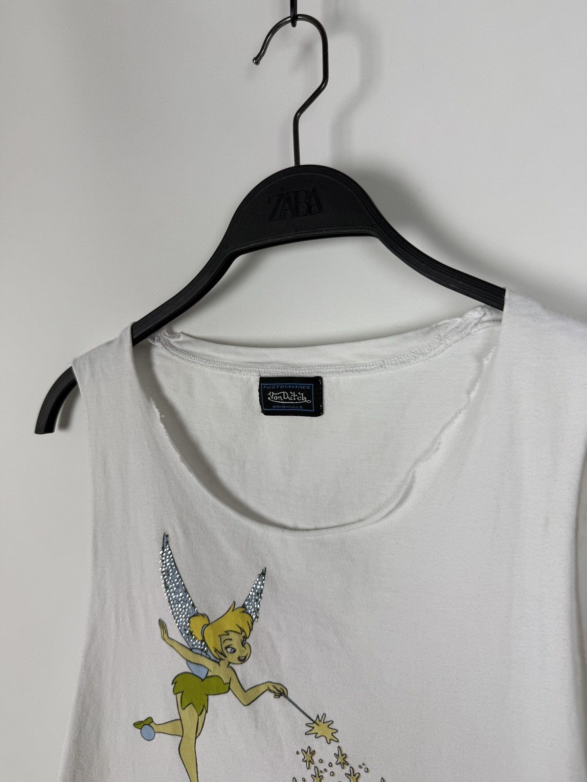 Von Dutch Y2K Vintage Von Dutch Din Din Fairy Cut Off Tank Top Size L / US 10 / IT 46 - 4 Thumbnail