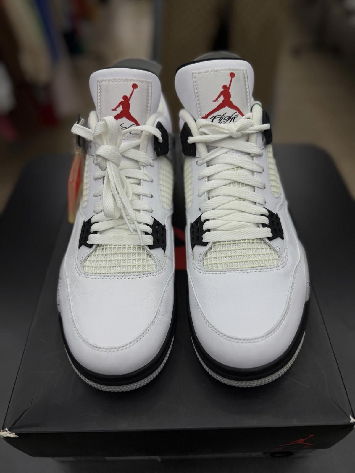 Jordan Brand Size 11.5 - Jordan 4 Retro OG Mid White Cement 2016 NEW Size US 11.5 / EU 44-45 - 9 Thumbnail