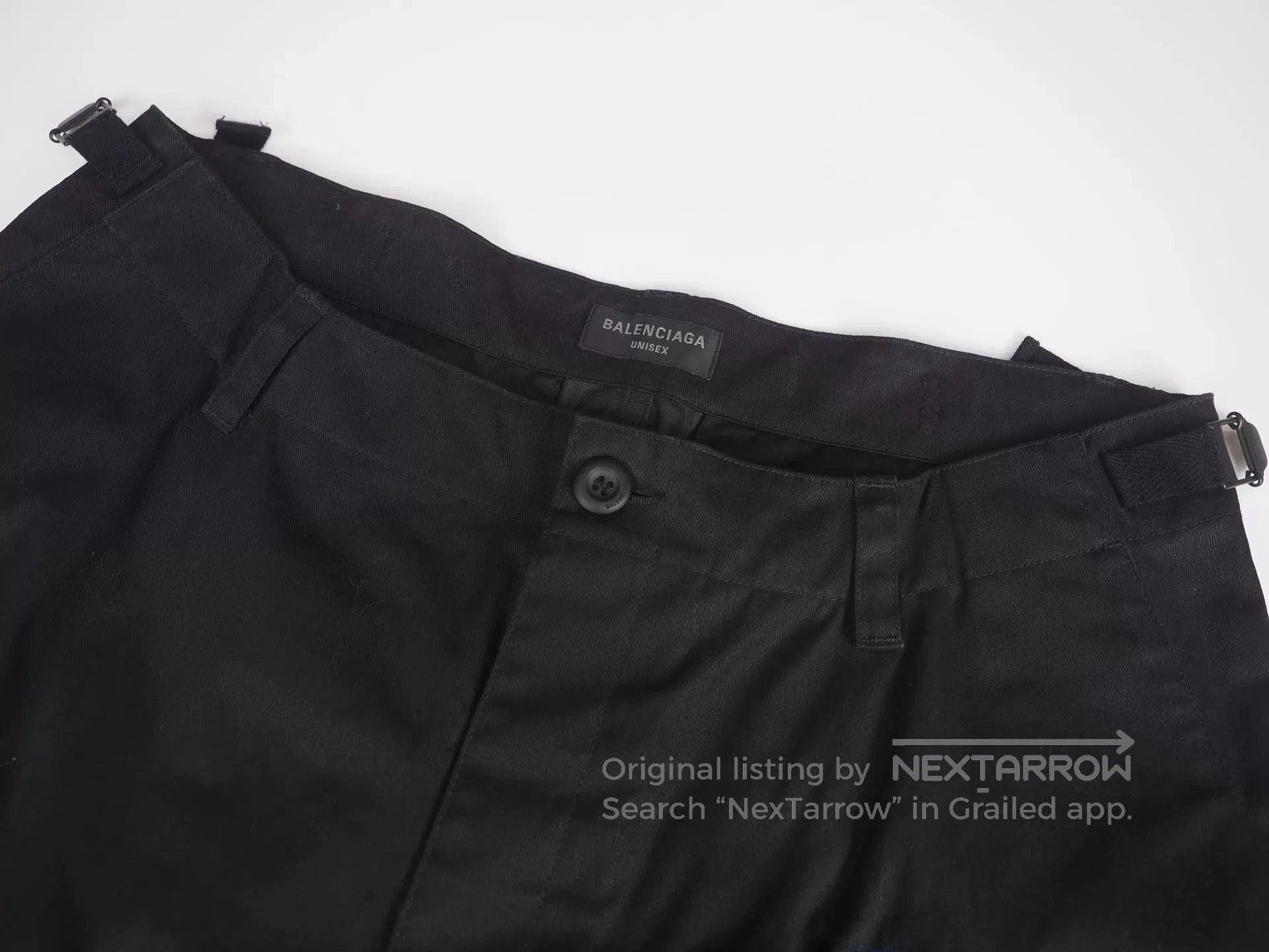 Balenciaga dolce&gabbana low-rise denim pants with ties. Size US 30 / EU 46 - 6 Thumbnail