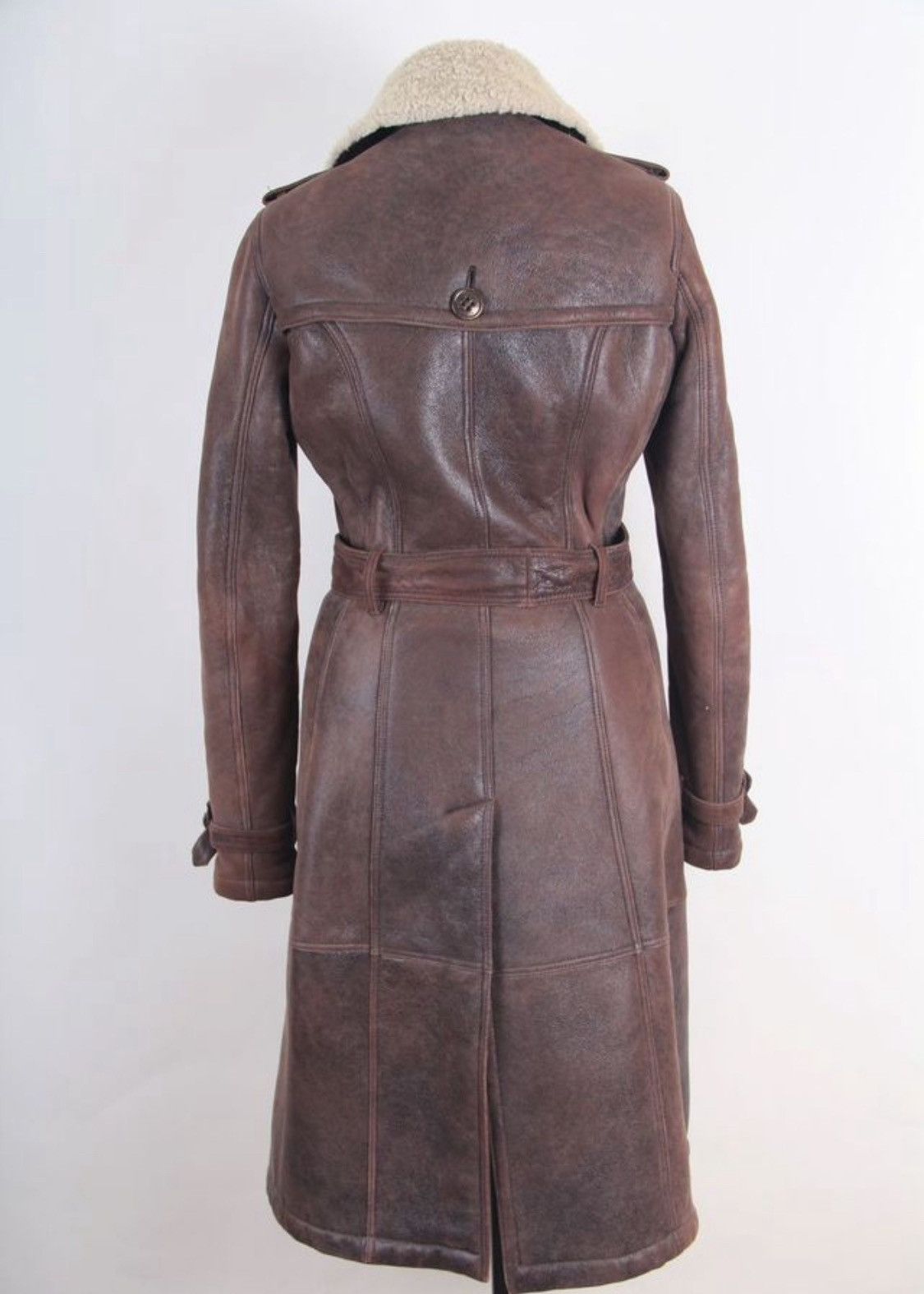 Burberry Prorsum Burberry Prorsum Aviator Shearling Leather Coat Jacket Size XS / US 0-2 / IT 36-38 - 5 Thumbnail