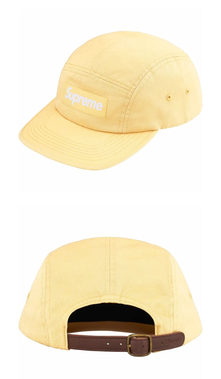Supreme Washed Chino Twill Camp Cap Size ONE SIZE - 1 Thumbnail