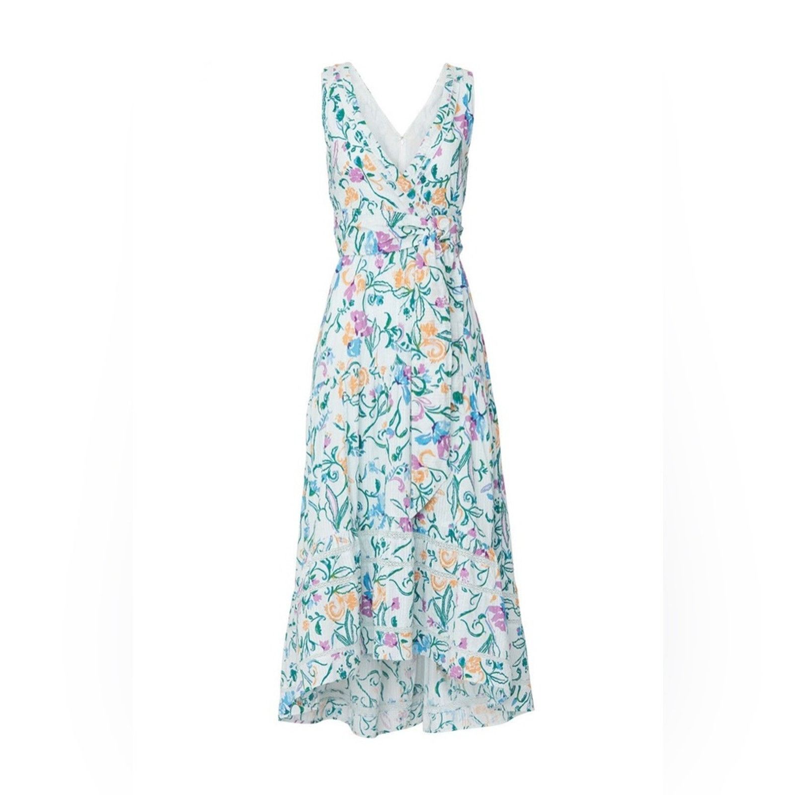 Tanya Taylor Tanya Taylor Size 6 Floral Cotton Neves Dress Sleeveless Size M / US 6-8 / IT 42-44 - 4 Thumbnail