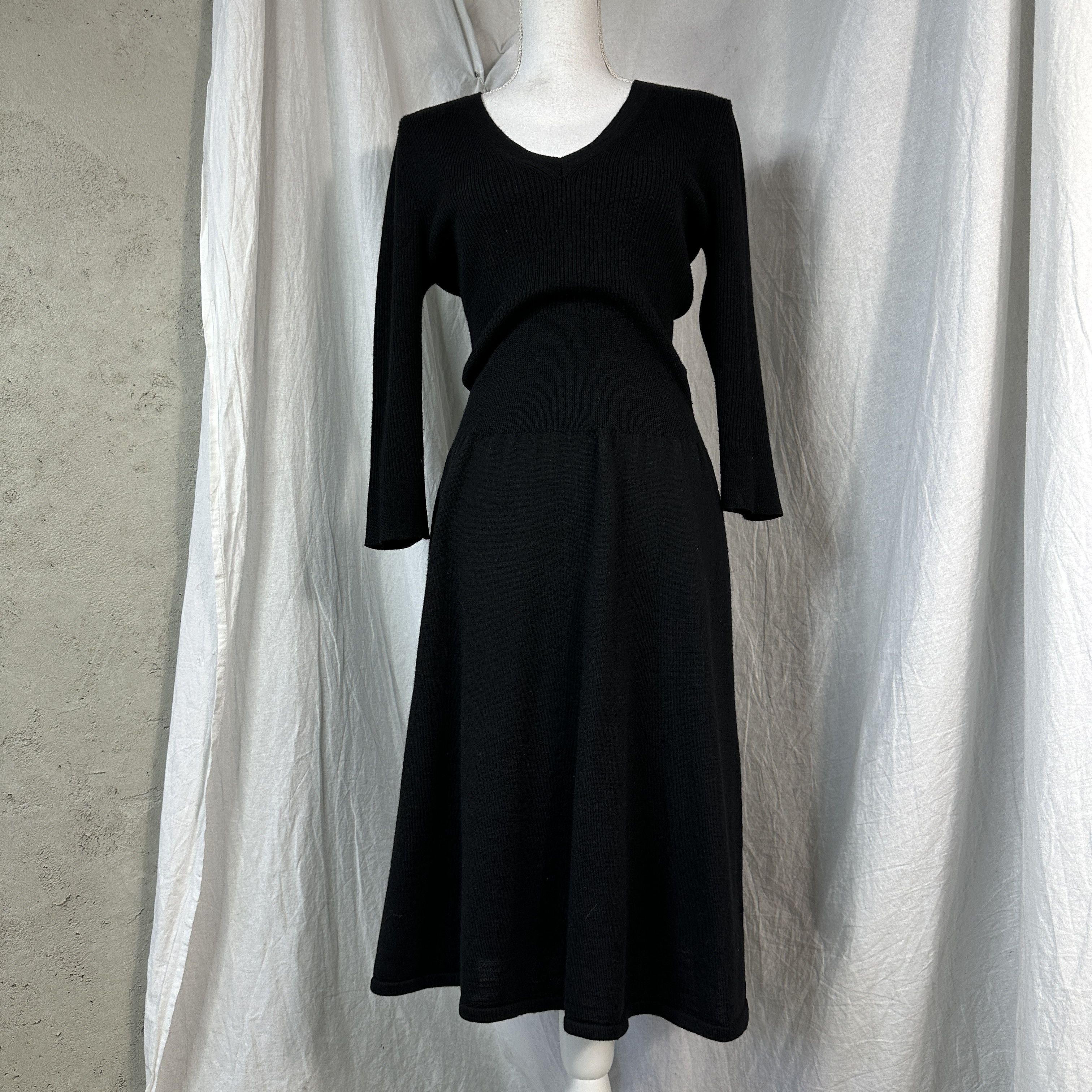 Ralph Lauren × Vintage Ralph Lauren Merino Wool Dress Size M / US 6-8 / IT 42-44 - 5 Thumbnail