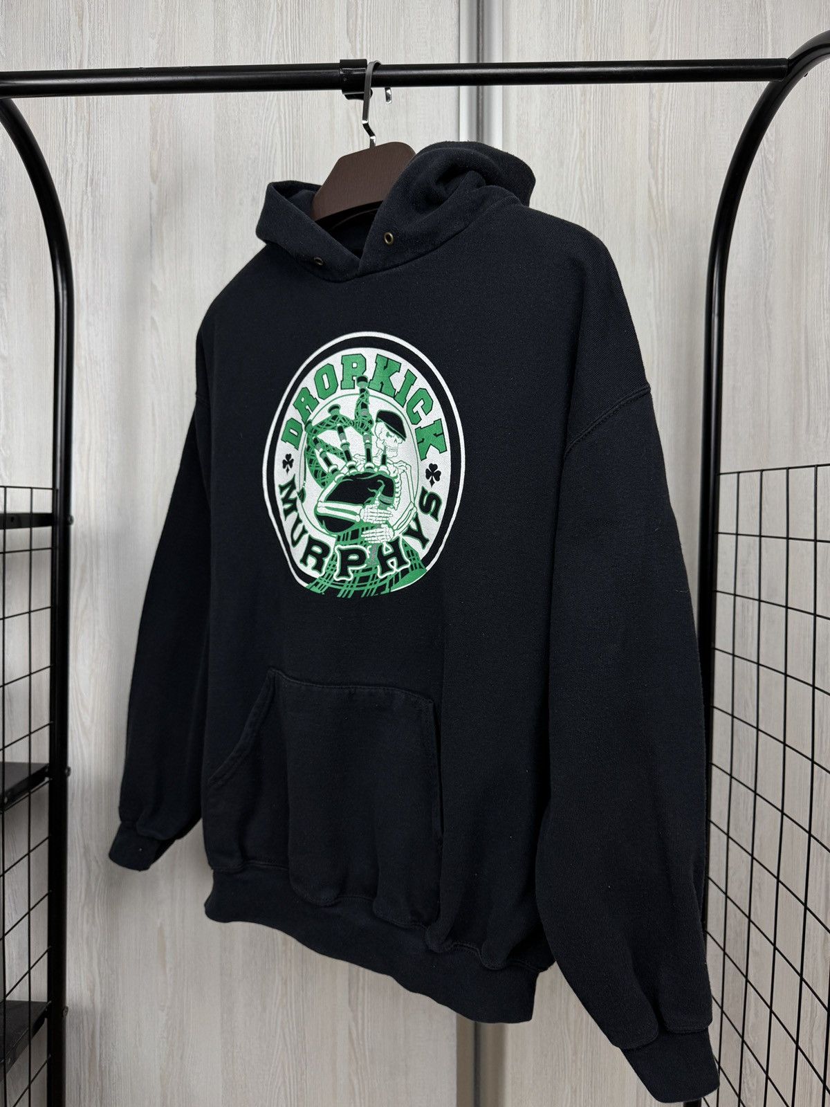 Fruit Of The Loom Dropkick Murphy’s vintage y2k #58 hoodie skeleton Ireland Size US L / EU 52-54 / 3 - 5 Thumbnail