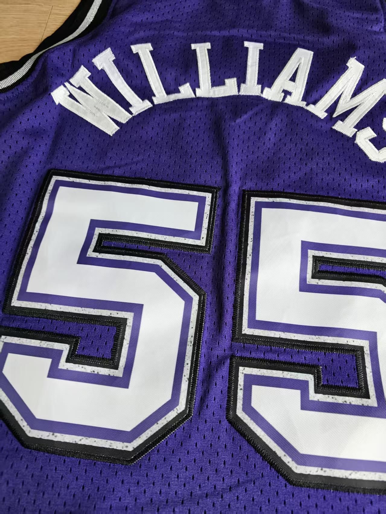 NBA 1998 99 Sacramento Kings #55 Jason Williams Jersey Size US XL / EU 56 / 4 - 3 Thumbnail