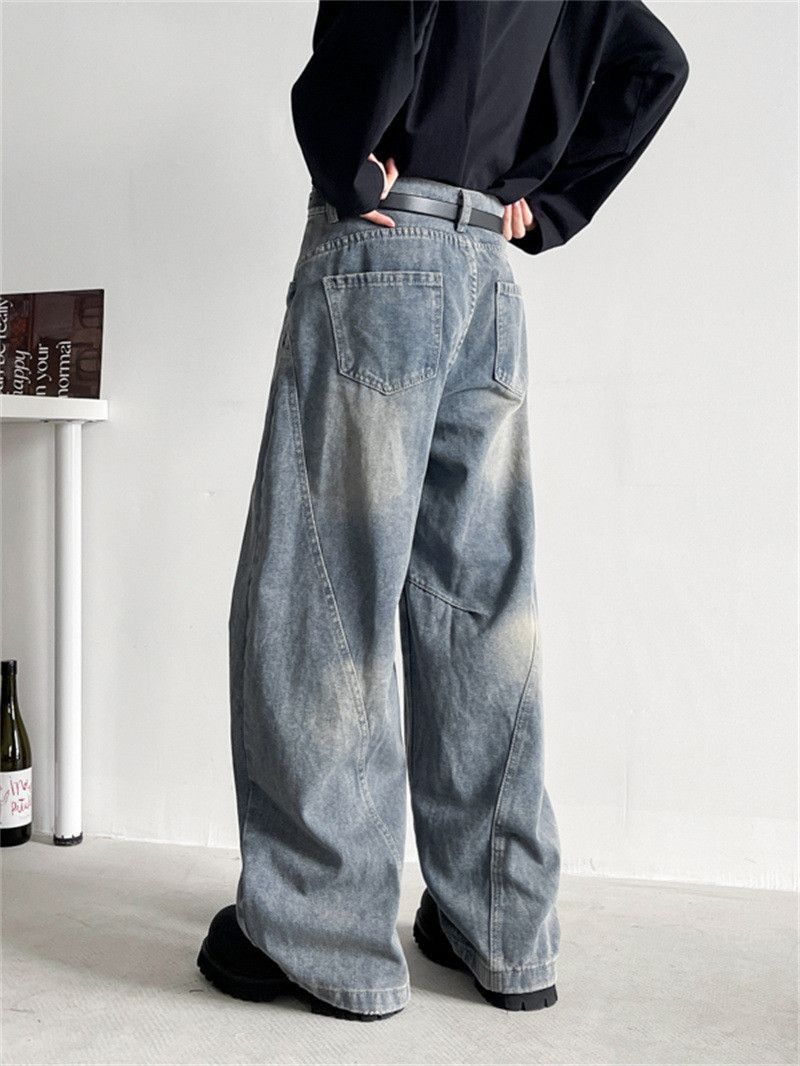Japanese Brand Retro loose high street wide leg jeans Size US 32 / EU 48 - 5 Thumbnail