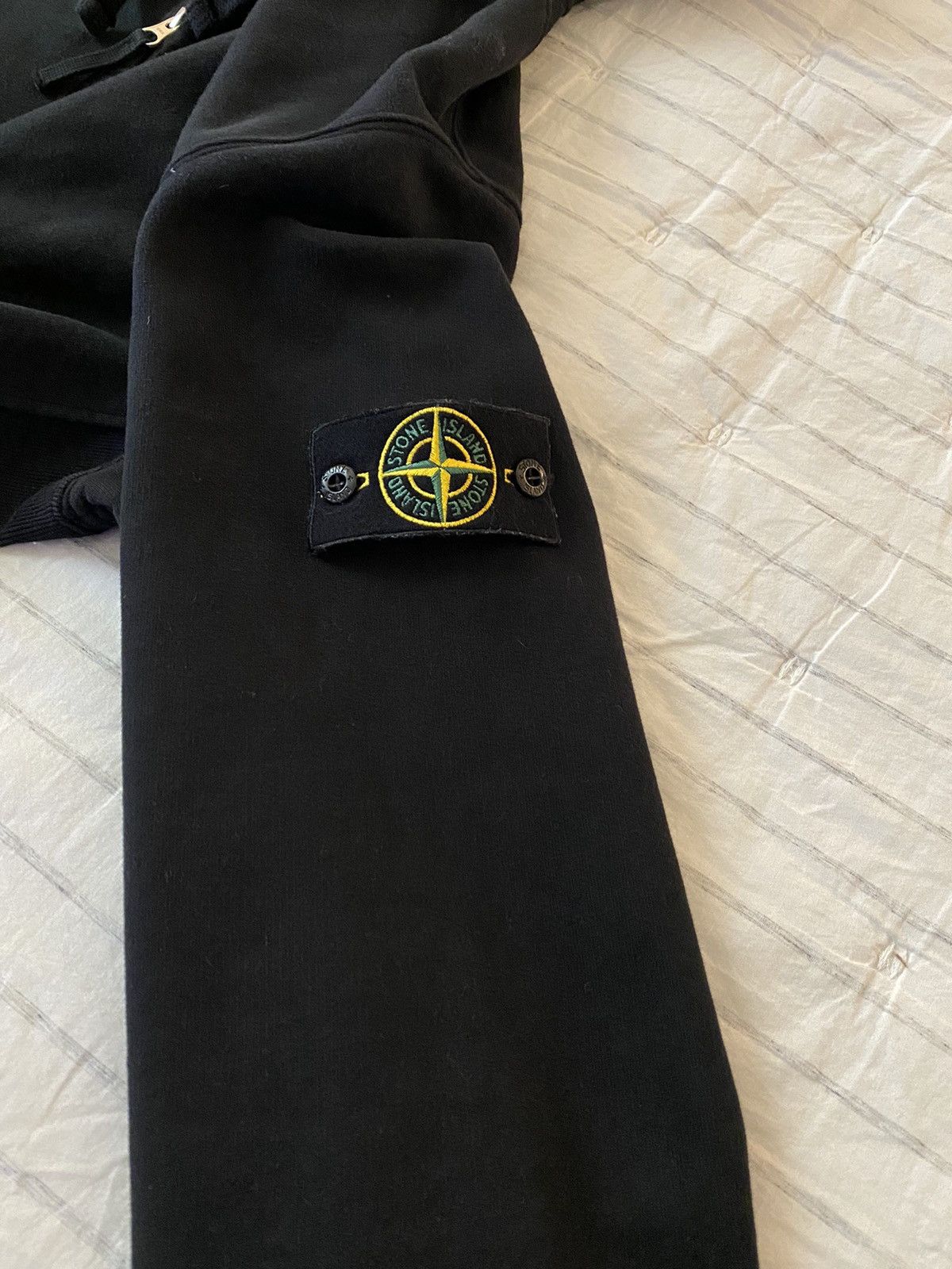 Stone Island Stone Island Logo Patch Zip-Up Hoodie Black XXL Size US XXL / EU 58 / 5 - 19 Thumbnail