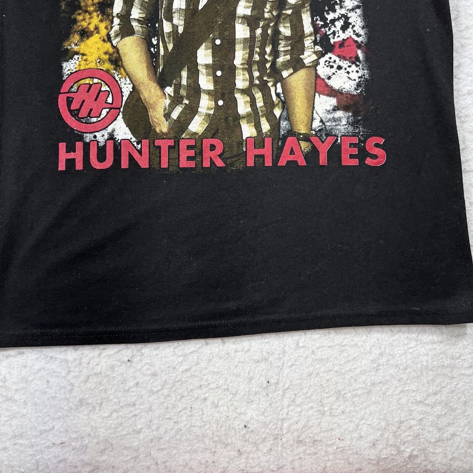 Hanes Hunter Hayes Medium Tattoo Your Name 2014 Graphic T Shirt Size US M / EU 48-50 / 2 - 7 Thumbnail