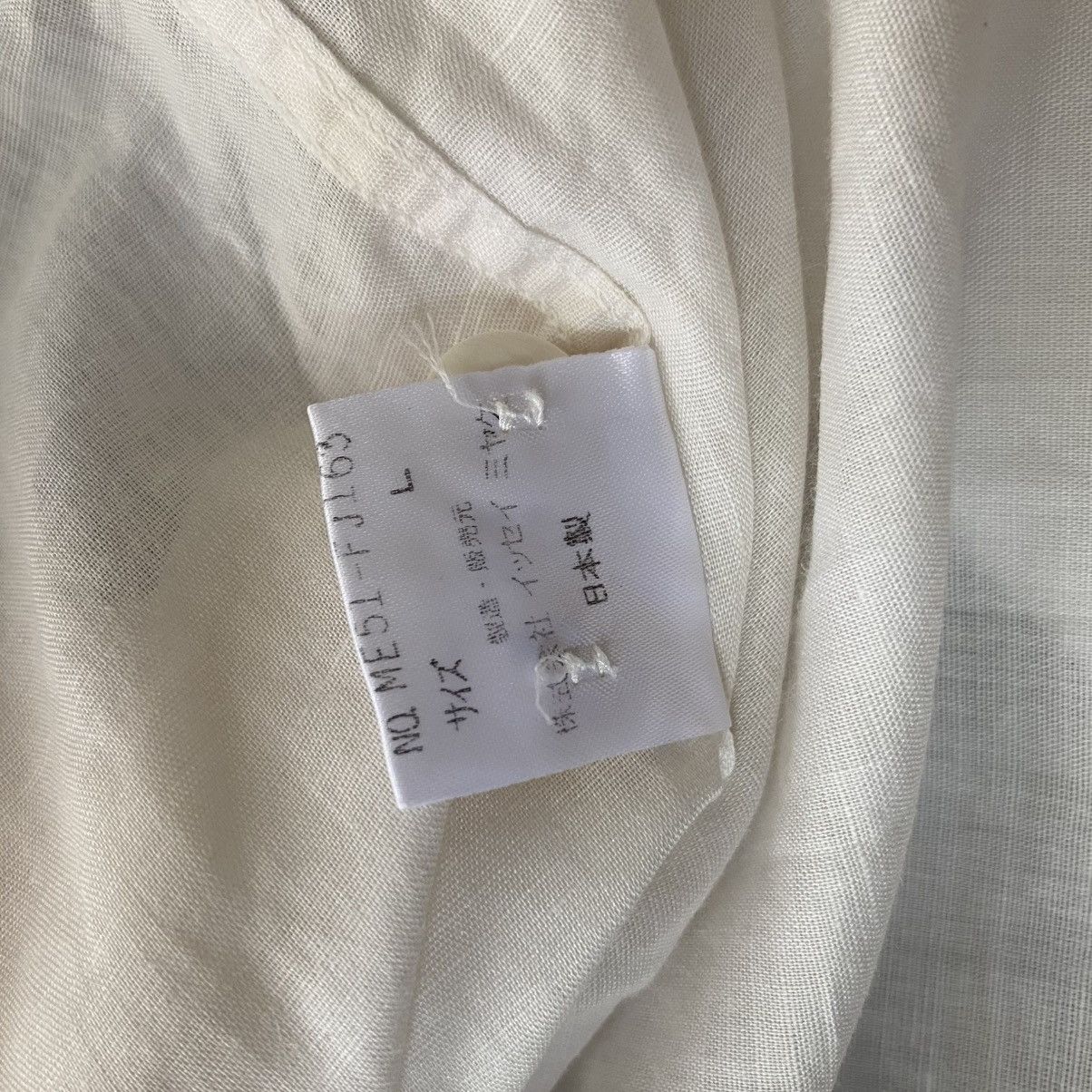 Issey Miyake Issey Miyake mandarin white shirt Size US XL / EU 56 / 4 - 15 Thumbnail