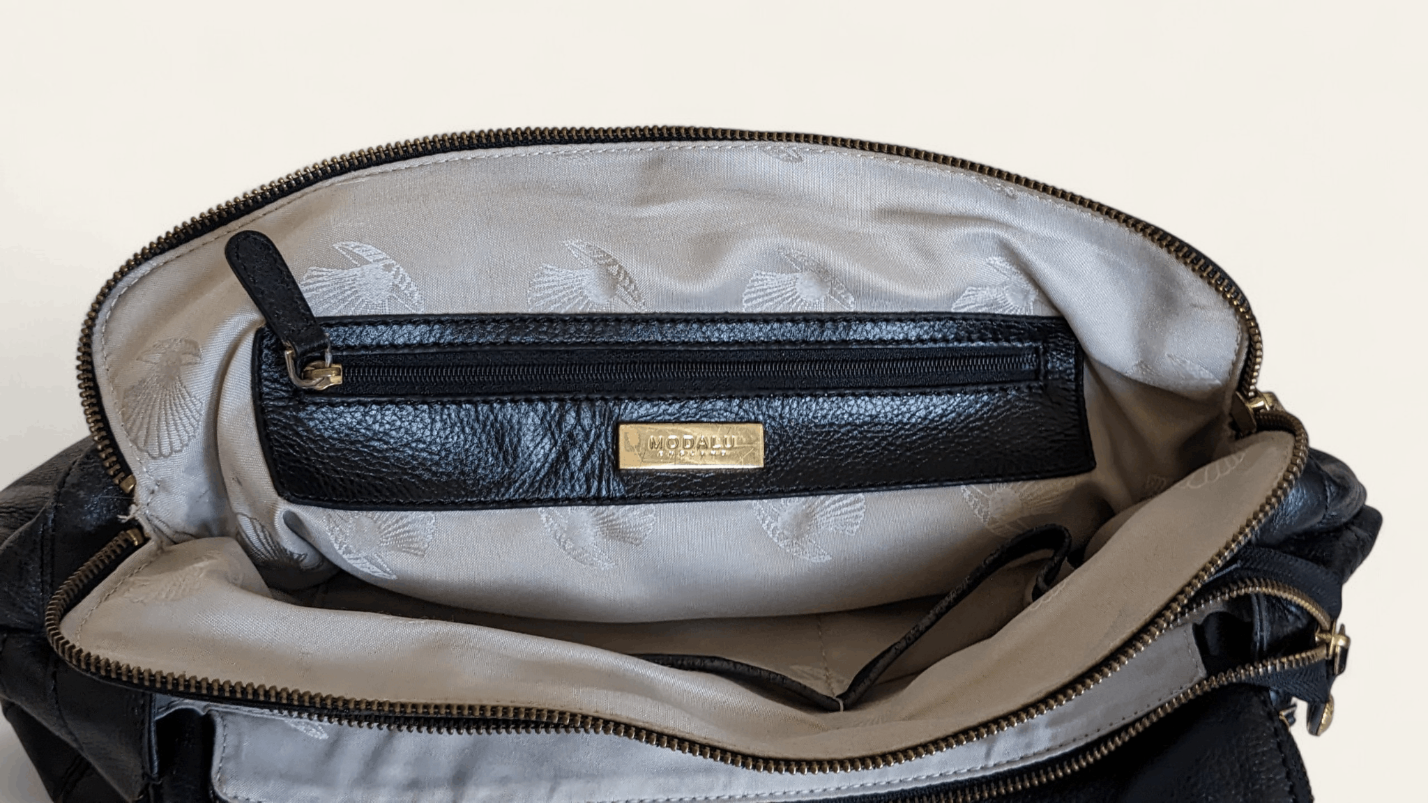 Other Modalu England Pippa Bag Black Genuine Leather Size ONE SIZE - 9 Thumbnail