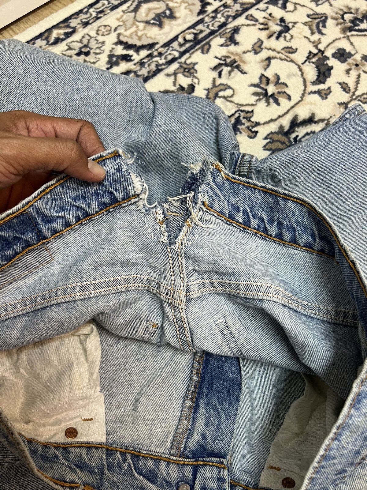 Levi's Levis Orange Tab Distressed Denim Size US 33 - 9 Thumbnail