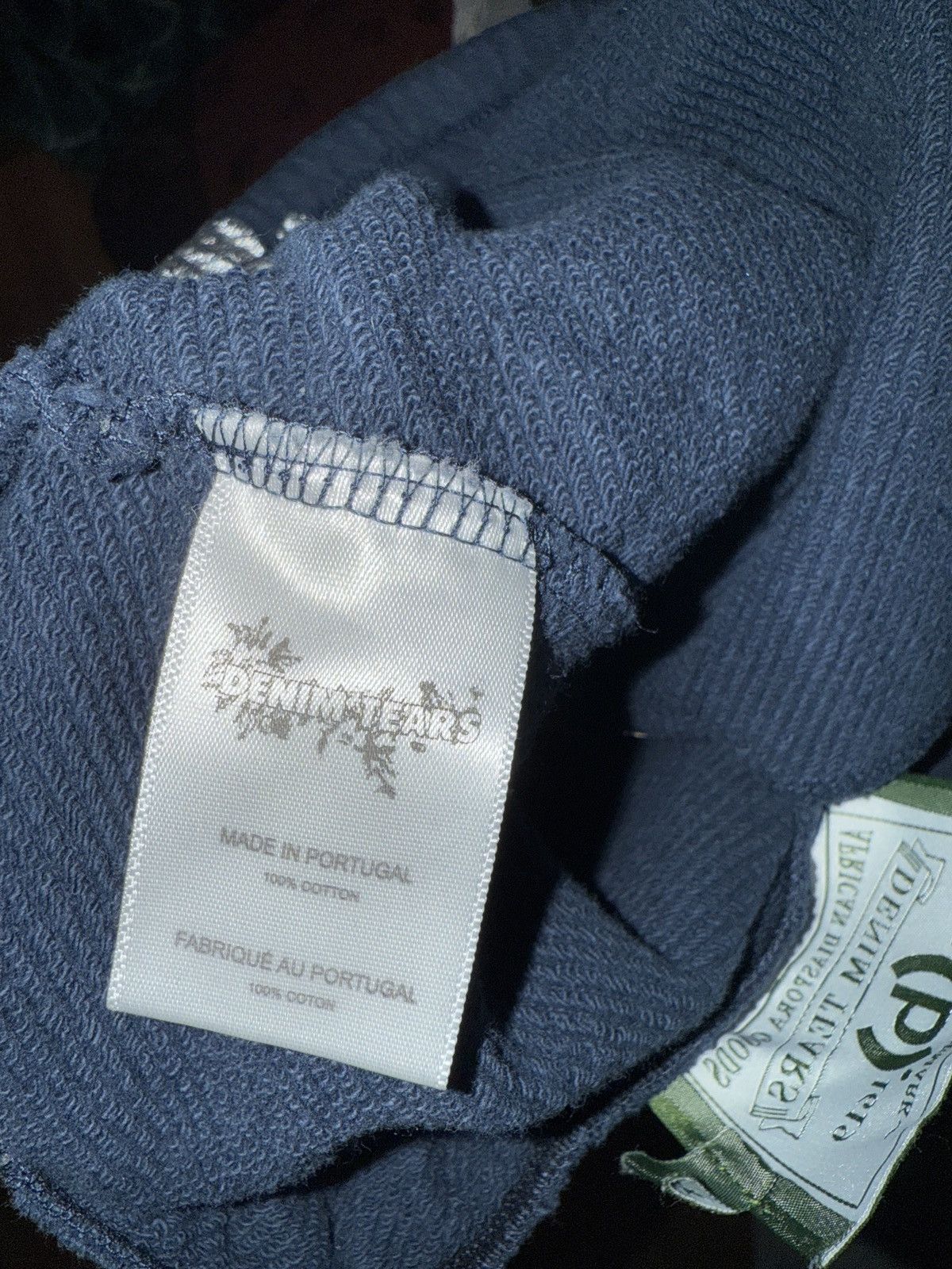 (B).Stroy × DENIM TEARS Denim Tears (b).Stroy Blue cotton wreath XL sweatpants Size US 36 / EU 52 - 8 Thumbnail