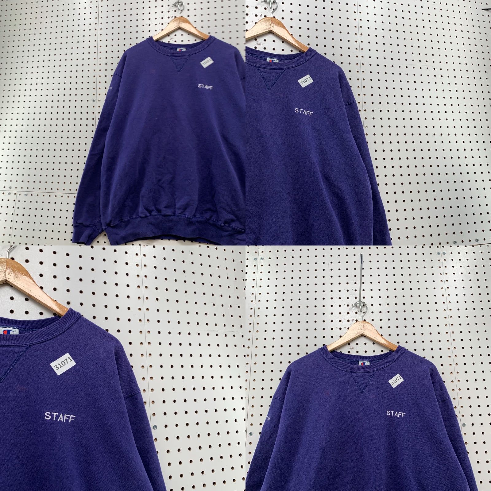 Champion Vintage 90s USA Olympics Staff Champion Sweatshirt Men 2XL Blue Cotton Heavyweight Pullover Crew Neck Size US XXL / EU 58 / 5 - 8 Thumbnail
