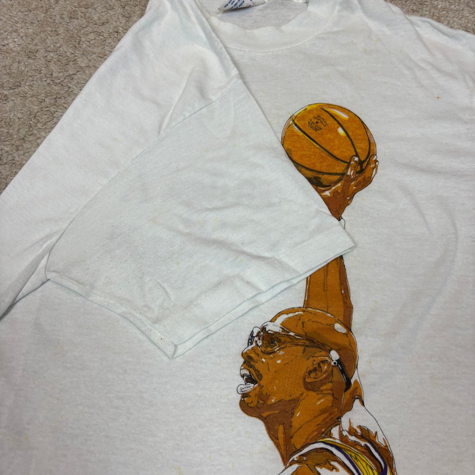 Vintage Vintage 1988 Salute to Kareem Abduljabbar T Shirt Large Size US L / EU 52-54 / 3 - 3 Thumbnail