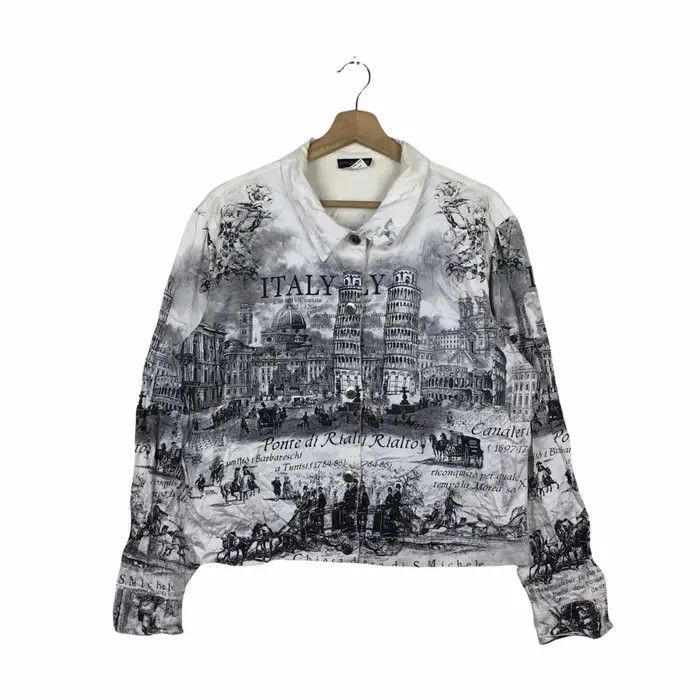 Impulse Vtg 90’ IMPULSE CALIFORNIA Italy Rome City Denim Jacket Size US L / EU 52-54 / 3 - 1 Thumbnail