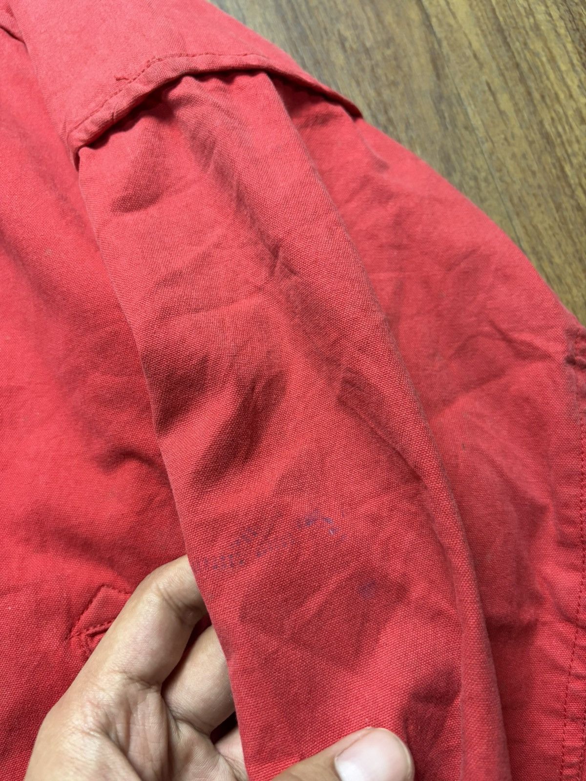 Issey Miyake FREE TAX! 80’s Issey Miyake Sport Red Bomber Jacket Size US M / EU 48-50 / 2 - 5 Thumbnail