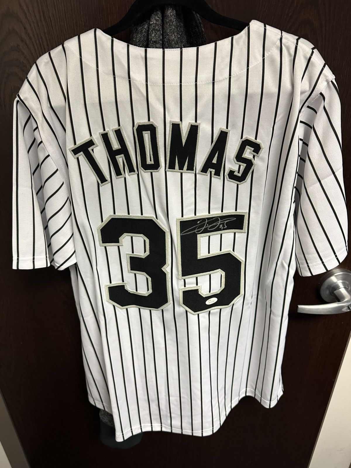 Vintage Authentic Signed Chicago White Sox Frank Thomas Jersey Size US XL / EU 56 / 4 - 2 Thumbnail