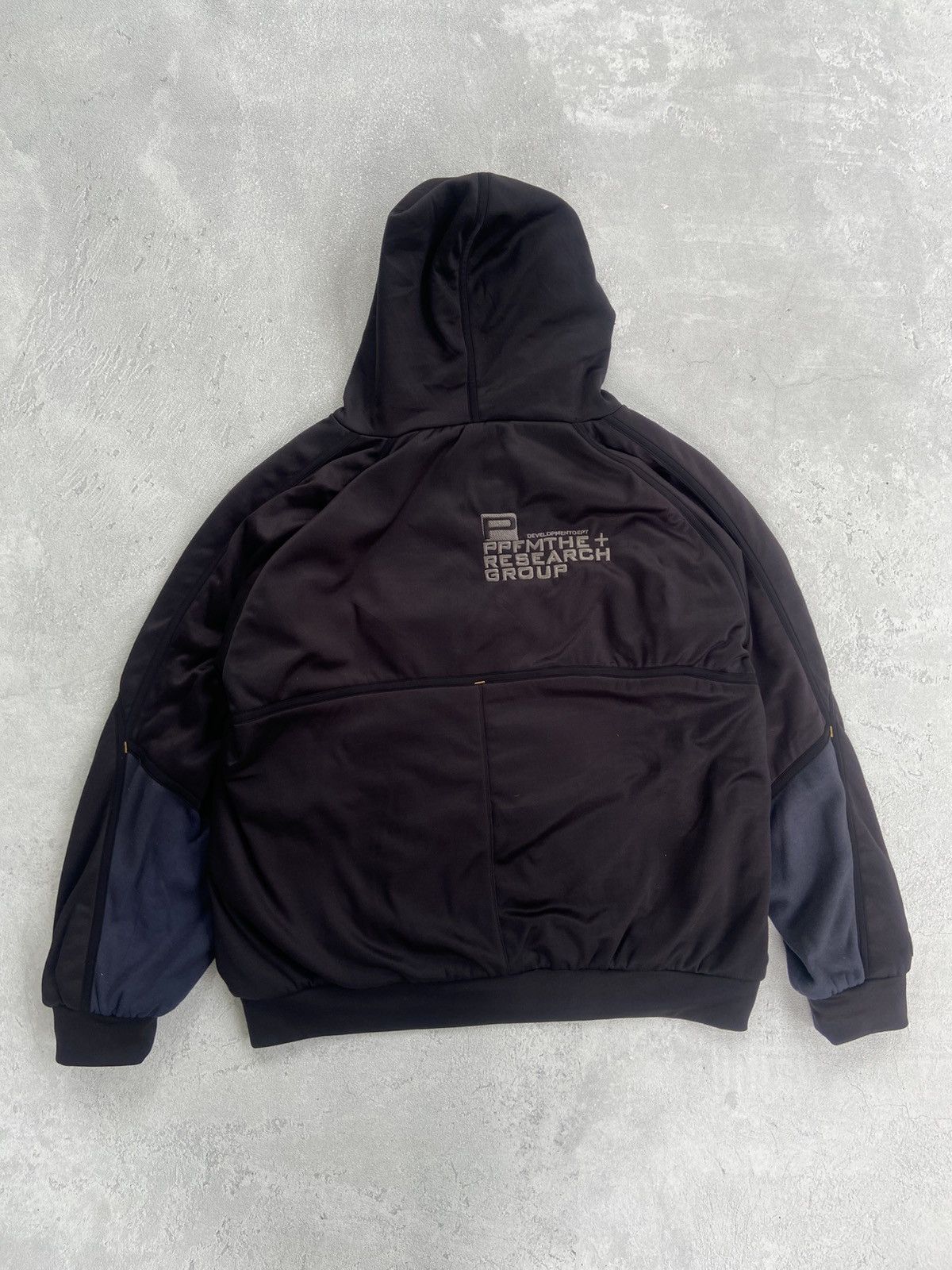 PPFM 2000s PPFM - PPFMTHE+ Research Grup Zip Hoodie Jacket Size US L / EU 52-54 / 3 - 7 Thumbnail