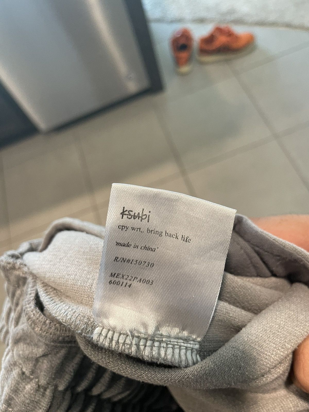 Ksubi Men’s Velvet gray ksubi sweat pant Size US 34 / EU 50 - 6 Thumbnail