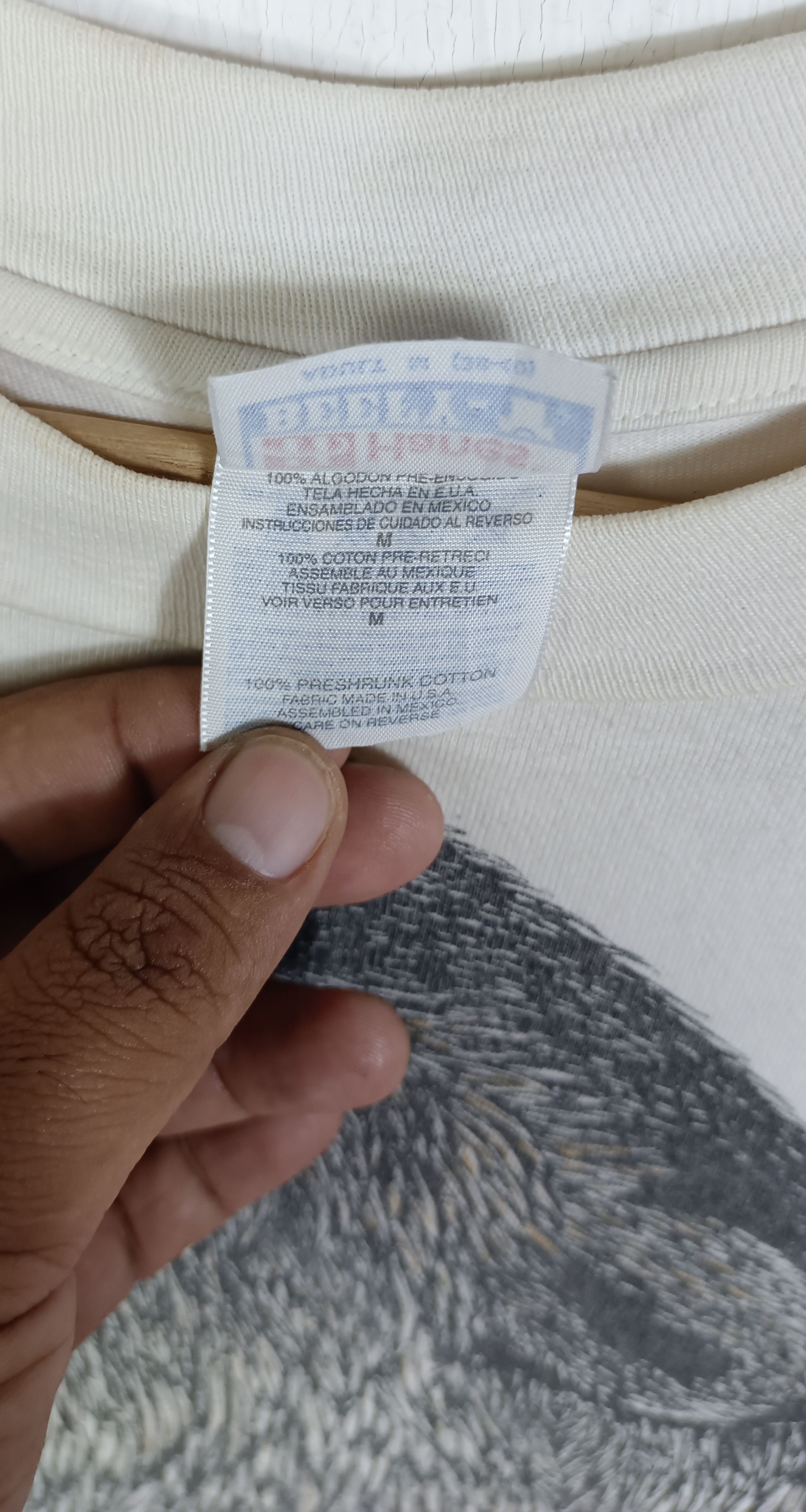 Hanes × Vintage Vintage💥A Hug.. Whellhouse Design Size US M / EU 48-50 / 2 - 10 Thumbnail