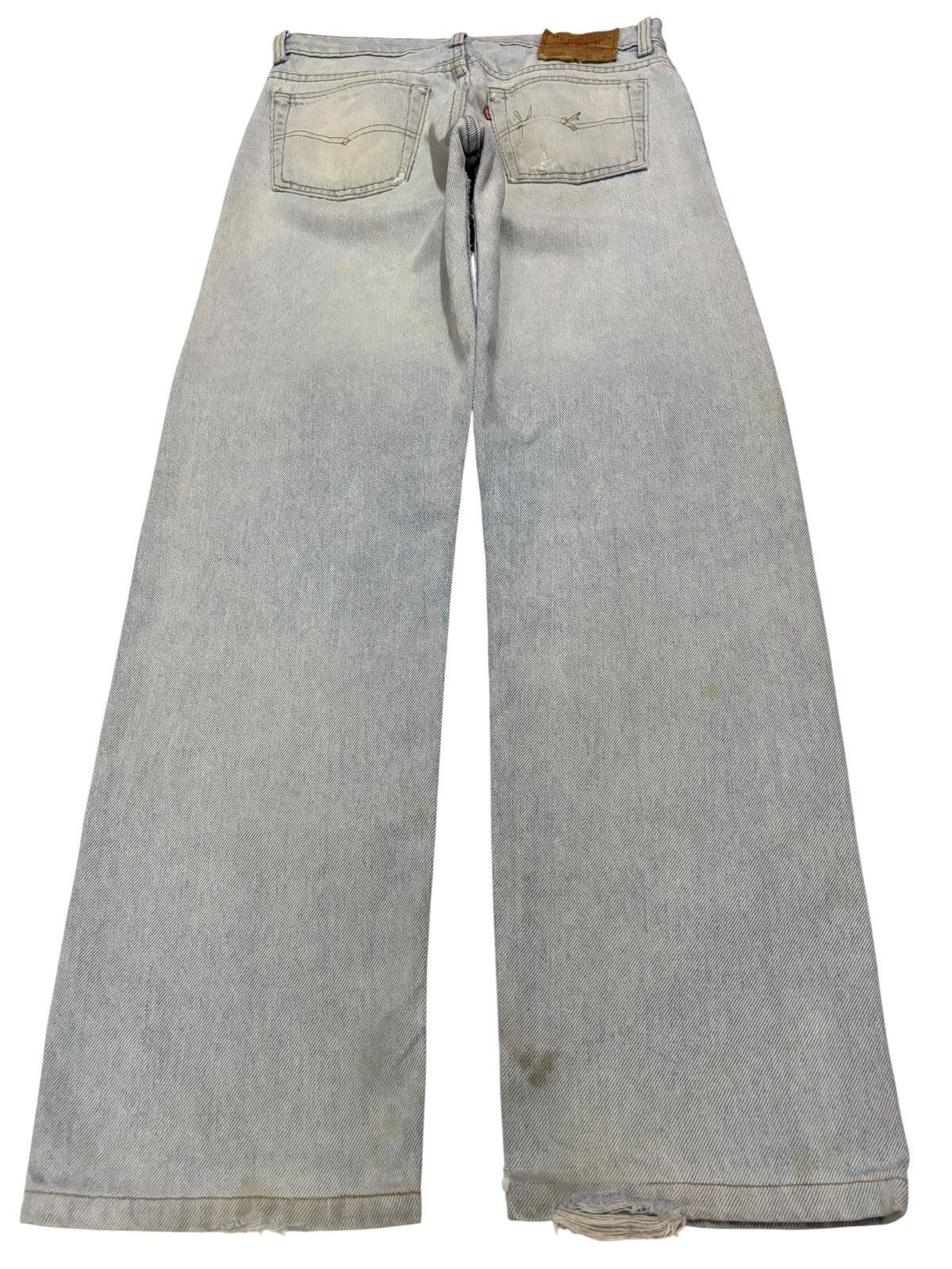 Levi's Vtg 90s Levis 505 Distressed Jeans Size US 30 / EU 46 - 2 Thumbnail