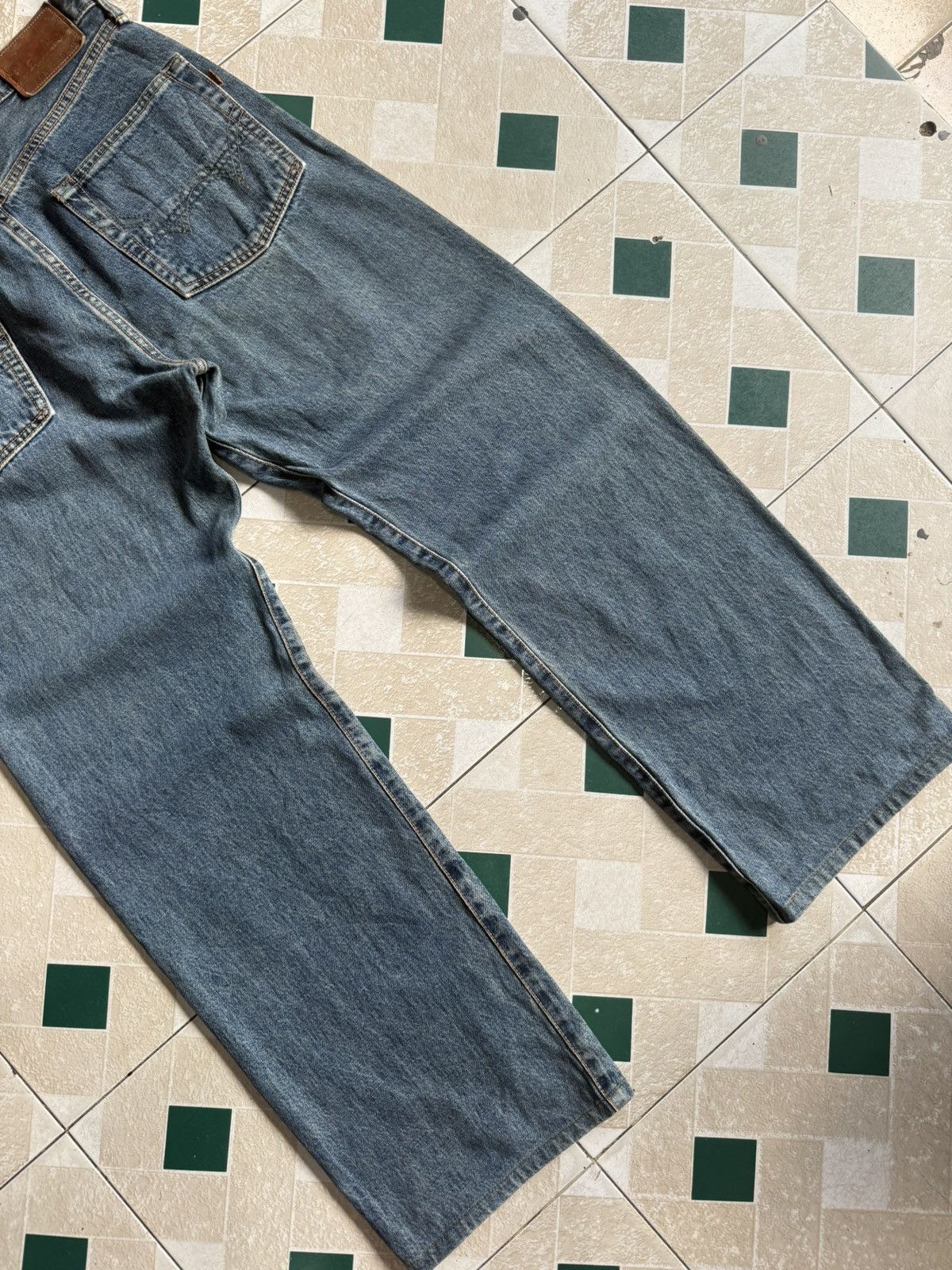 Edwin 90’s EDWIN 505 RARE POCKET LOGO JAPANESE RETRO VINTAGE PANTS Size US 32 / EU 48 - 4 Thumbnail