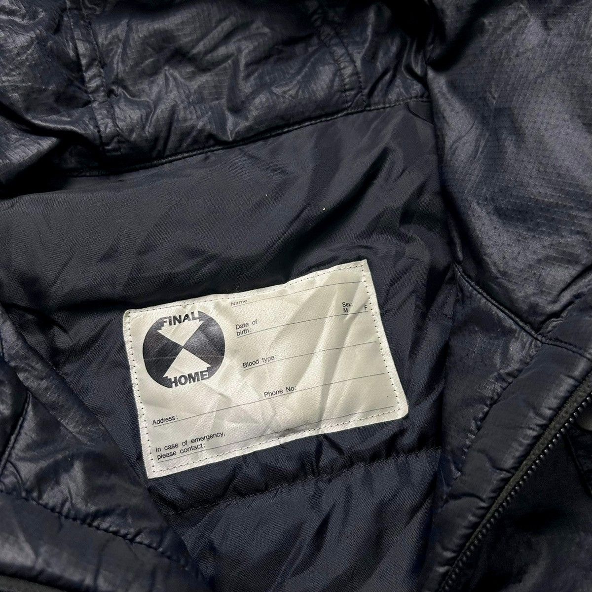 Final Home Final Home 1990s ripstop nylon hooded down jacket Size US M / EU 48-50 / 2 - 4 Thumbnail