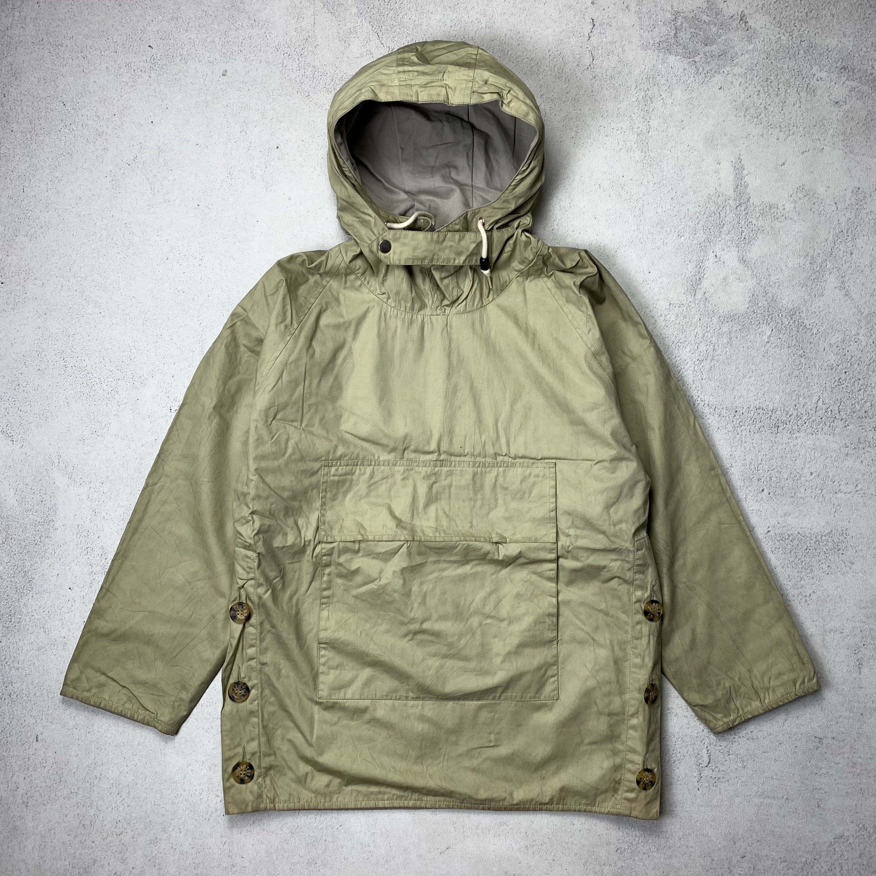 image of Mackintosh Cagoule Anorak Jacket in Miltary Green, Men's (Size Medium)