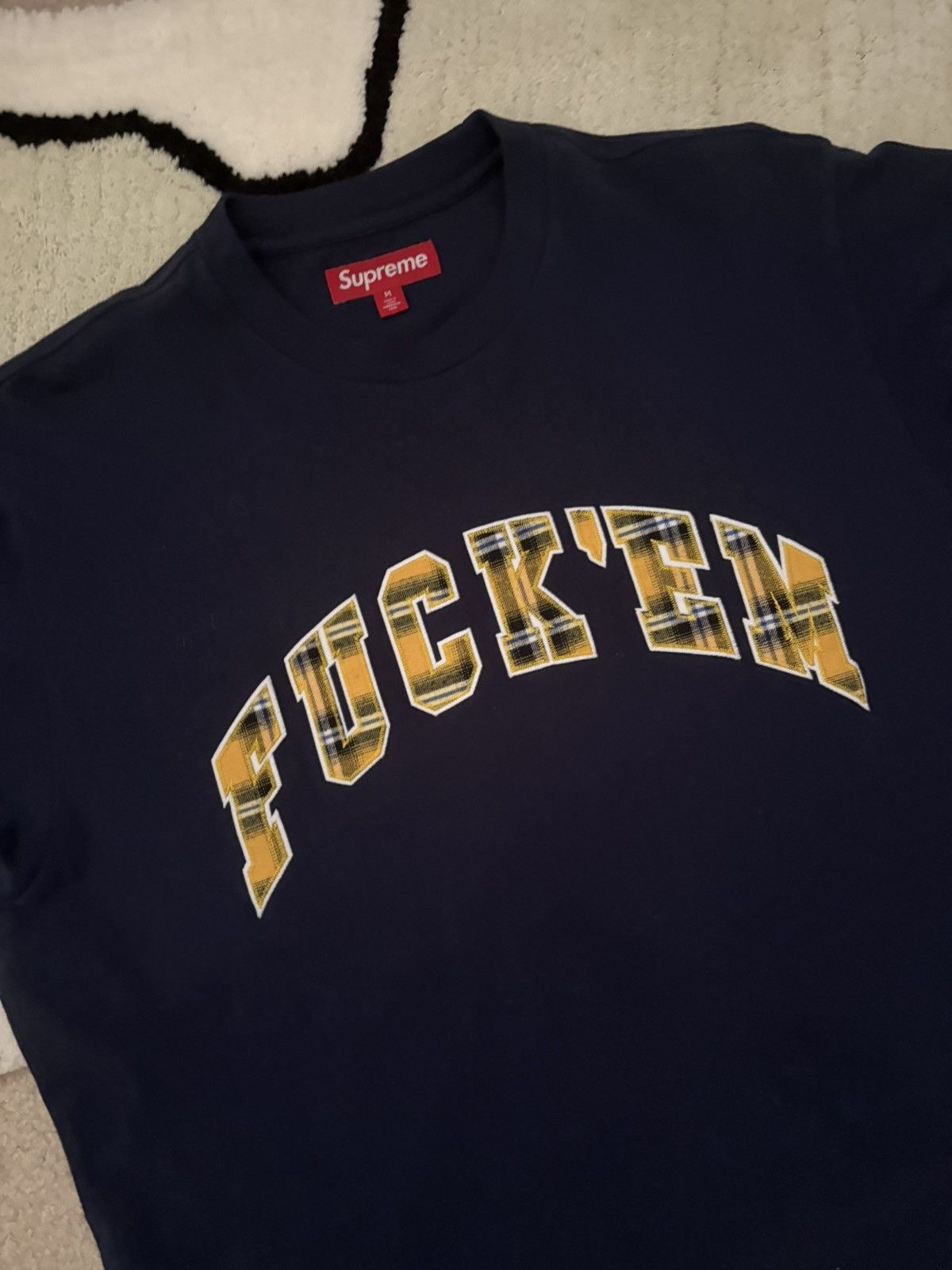 Supreme Supreme Fuck Em S/S Top Navy M Size US M / EU 48-50 / 2 - 2 Thumbnail