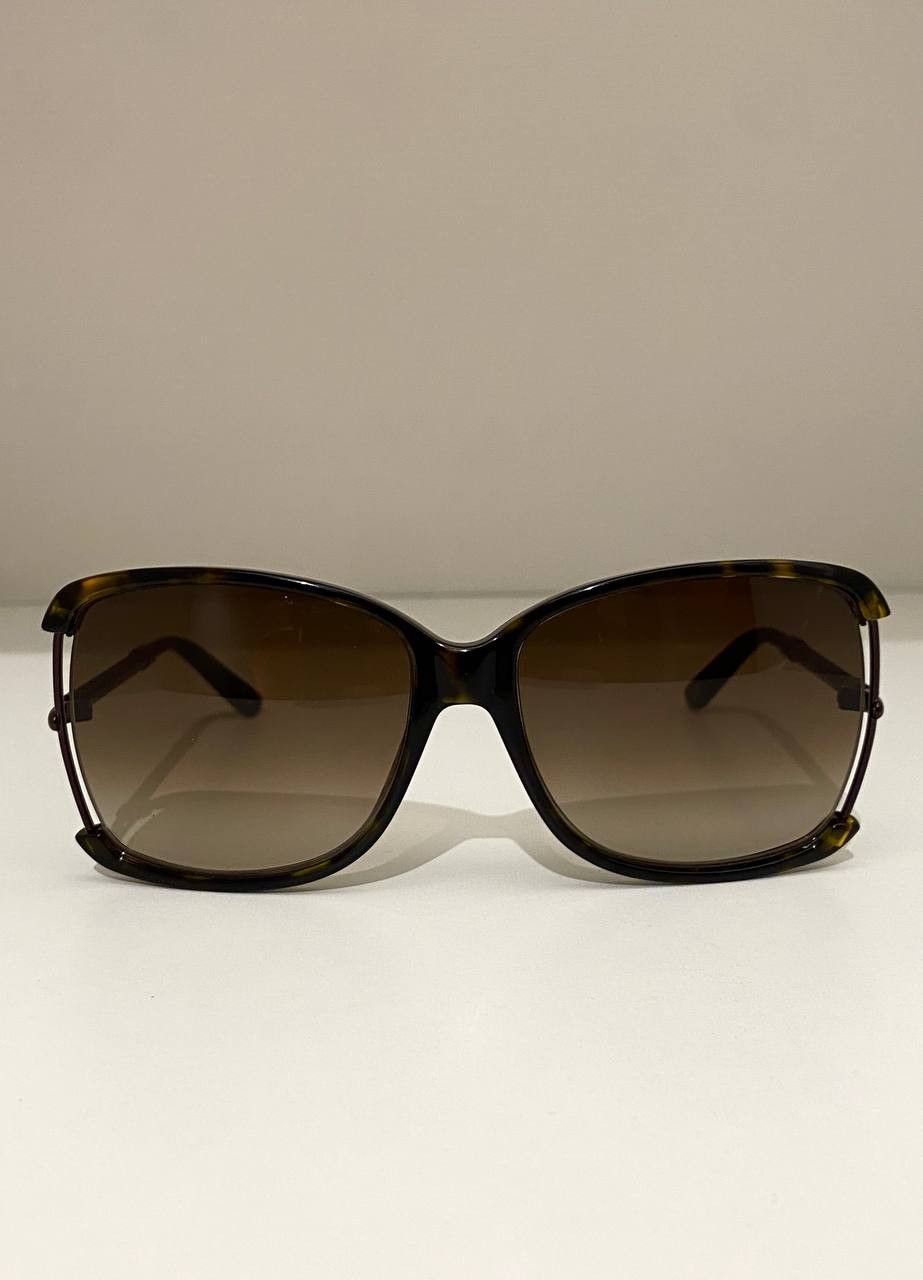 Bottega Veneta Bottega Veneta Oversized Rimless Intrecciato Sunglasses Y2K Size ONE SIZE - 6 Thumbnail