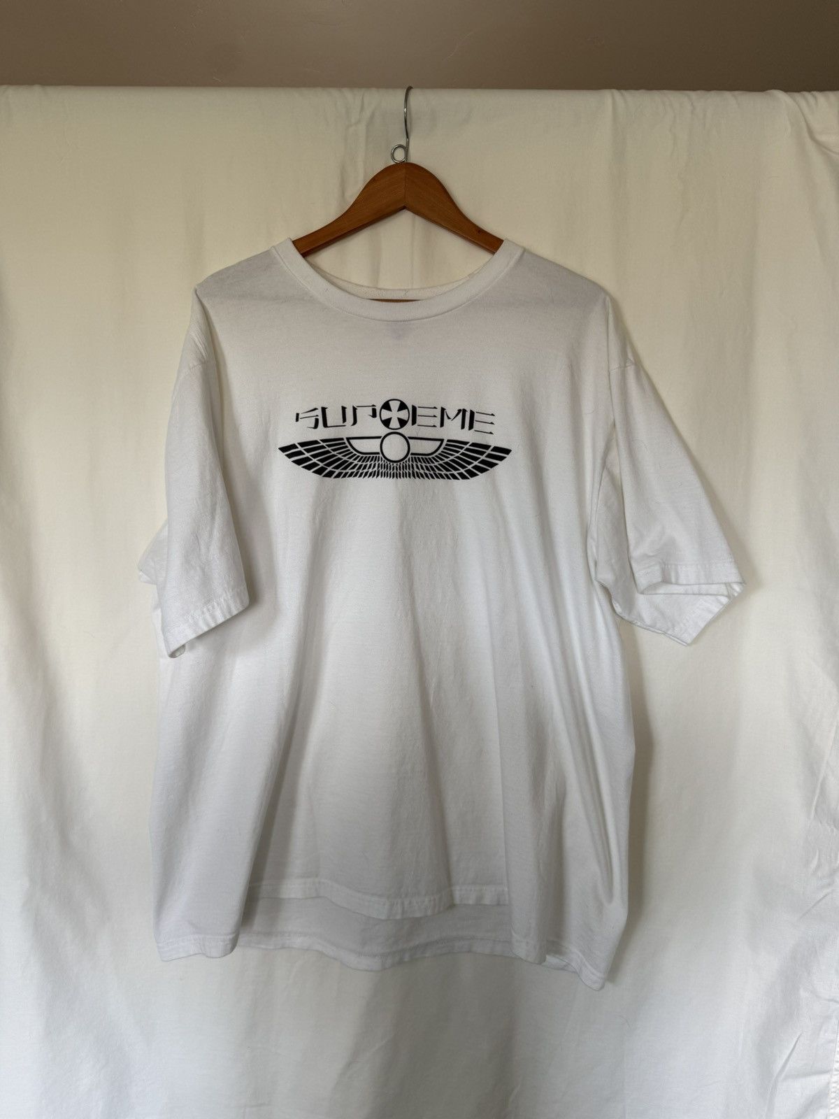 Supreme Supreme White Tee Size US XXL / EU 58 / 5 - 4 Thumbnail