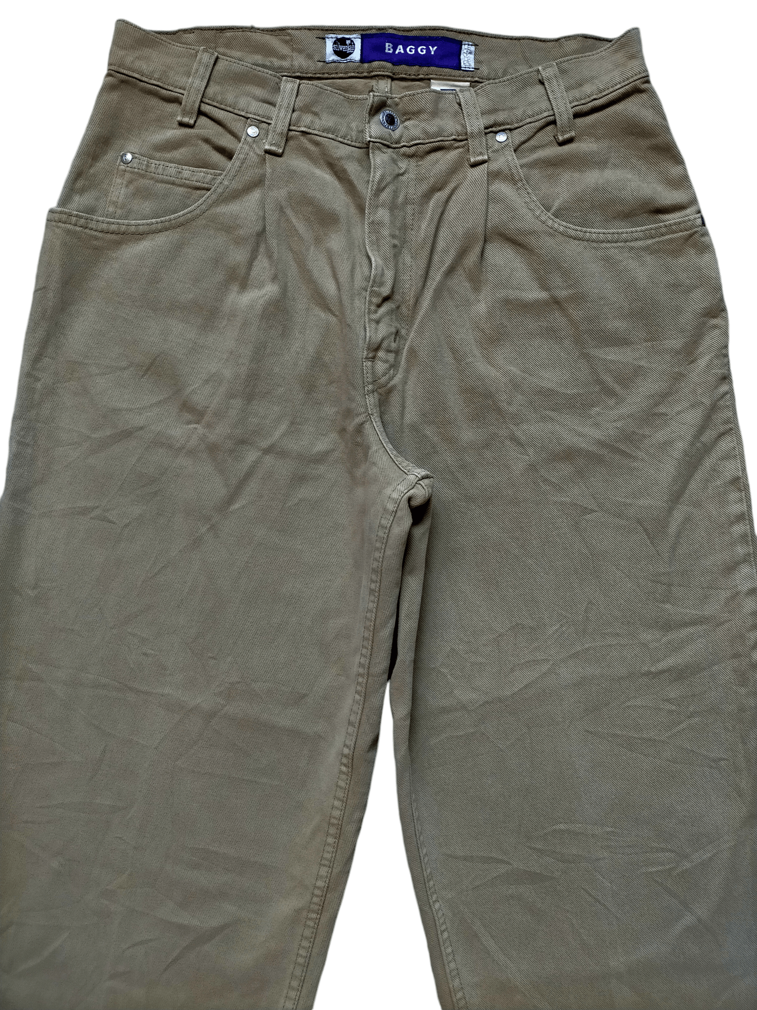 Levi's Vintage 90s Levis Silvertab Baggy Jeans Hip Hop Style Size US 33 - 3 Thumbnail