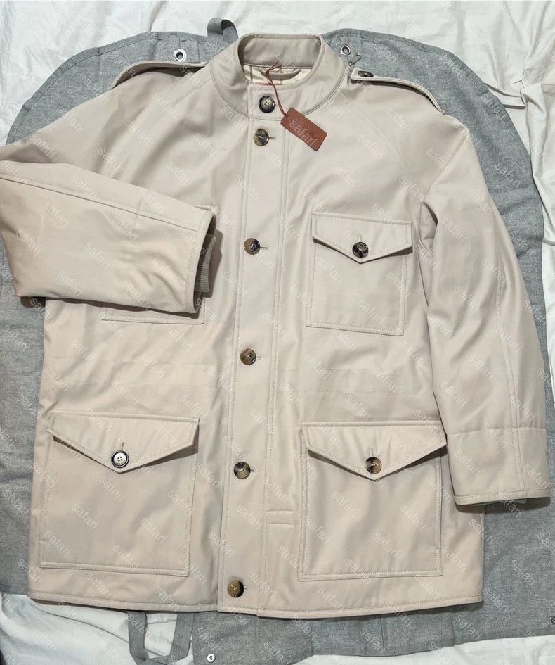 Loro Piana LORO PIANA Full cotton padded cotton coat in hunting style Size US M / EU 48-50 / 2 - 1 Thumbnail