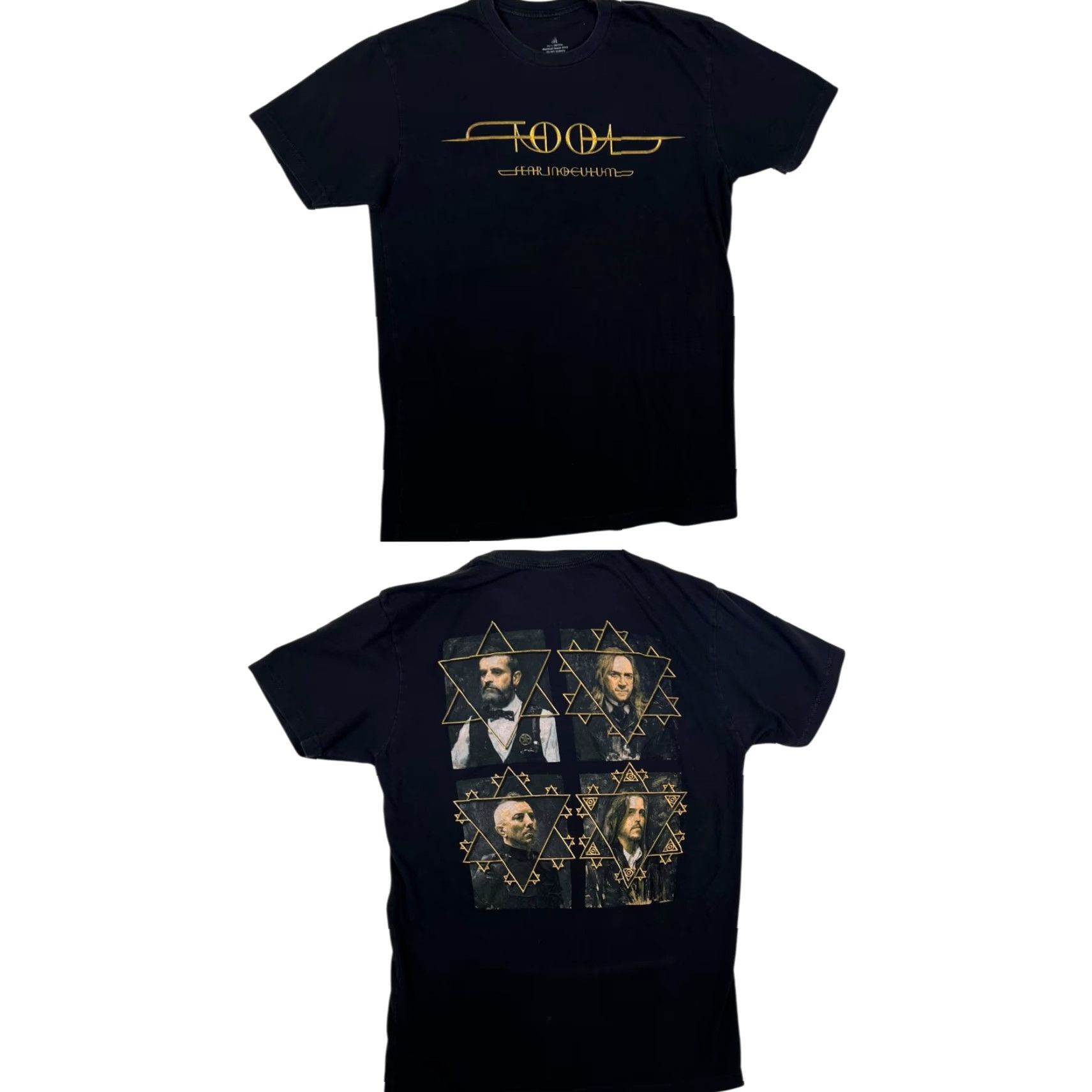 Vintage Tool Fear Inoculum T-Shirt Mens Medium Black Band Portrait Graphic Rock Metal Size US M / EU 48-50 / 2 - 2 Thumbnail