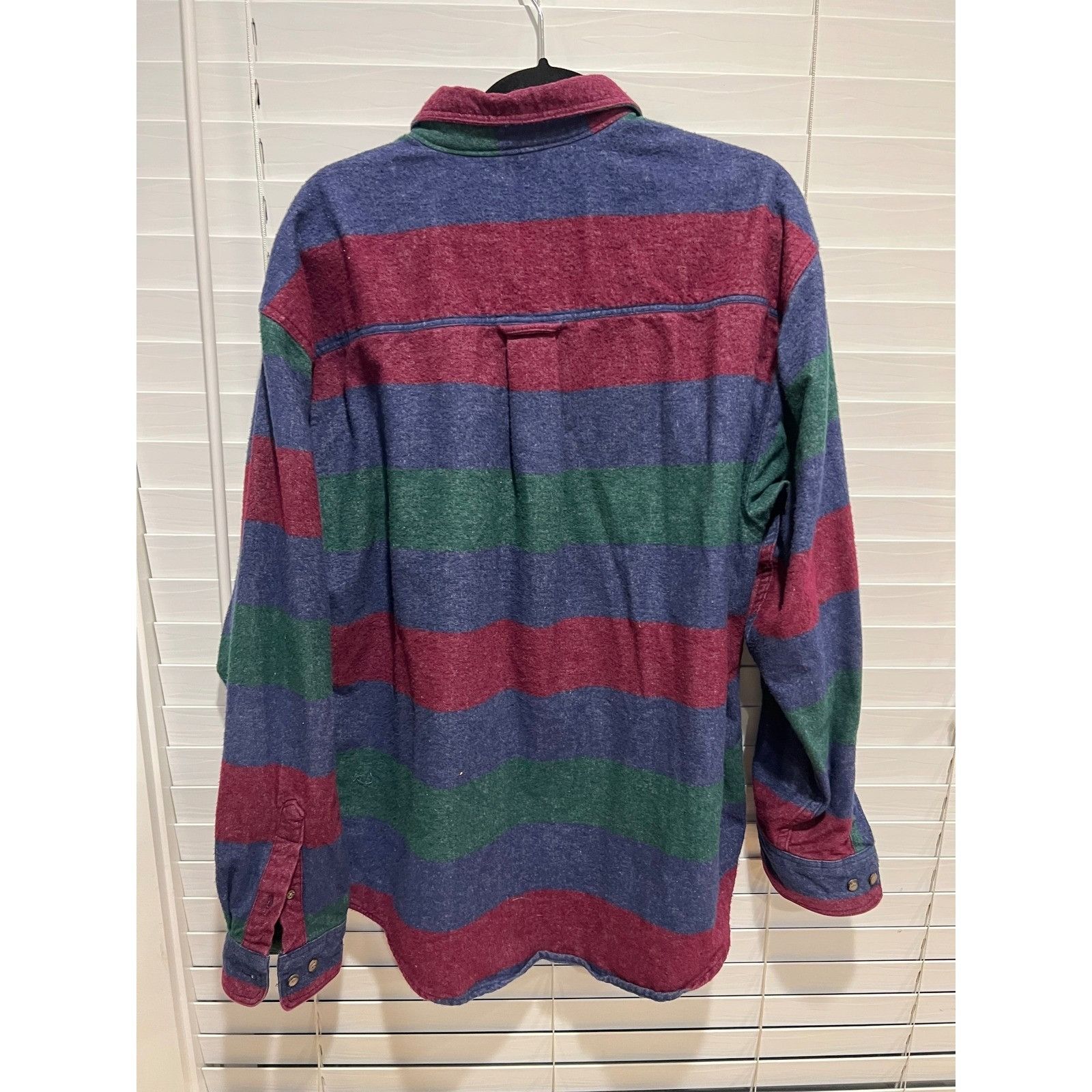 Eddie Bauer Vintage Eddie Bauer Mens XL Flannel Shirt Button Up Striped Size US XL / EU 56 / 4 - 5 Thumbnail