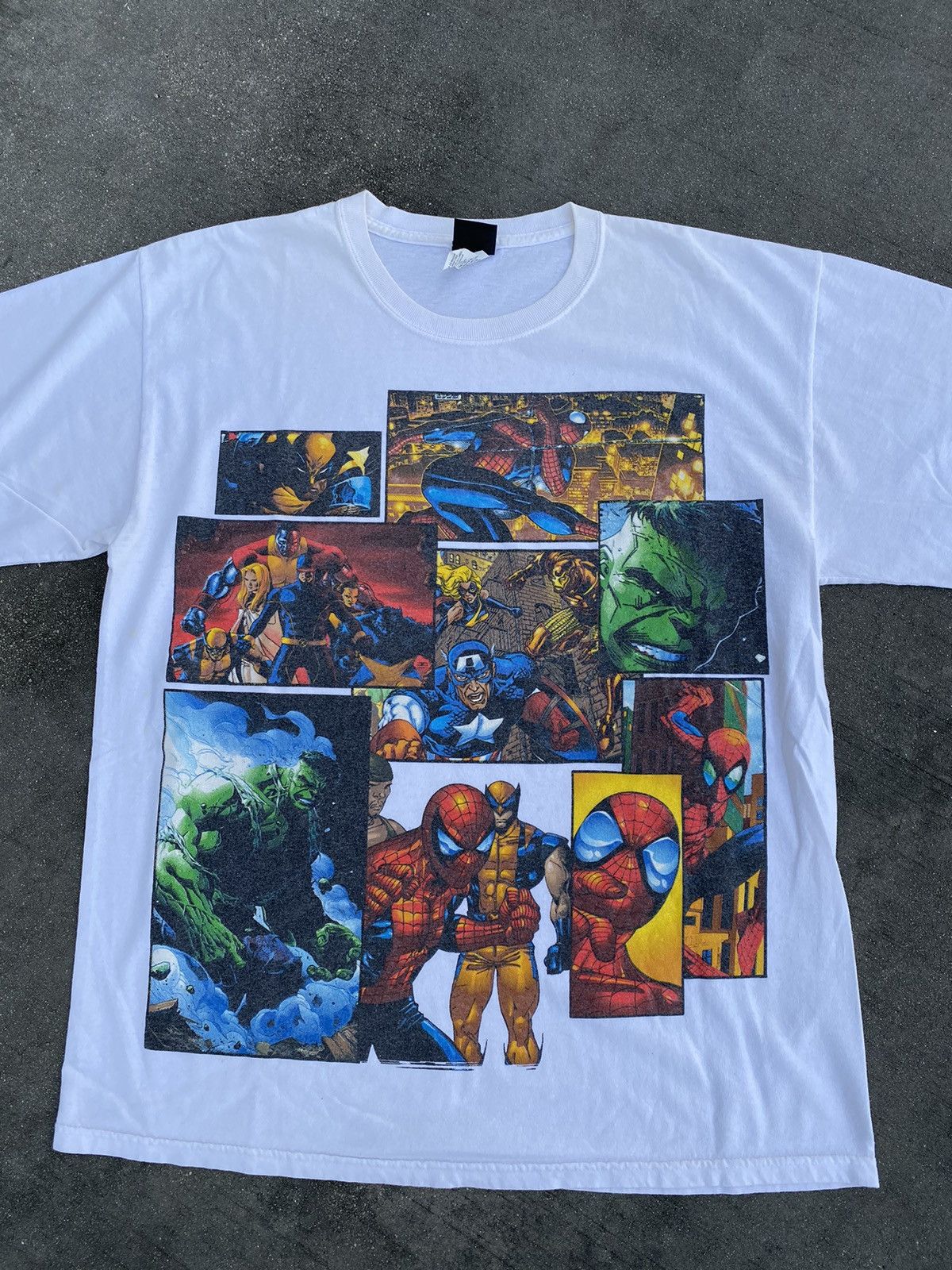 Marvel Comics × Vintage Vintage Rare Marvel Spiderman Wolverine X-Men Avengers Size US L / EU 52-54 / 3 - 2 Thumbnail