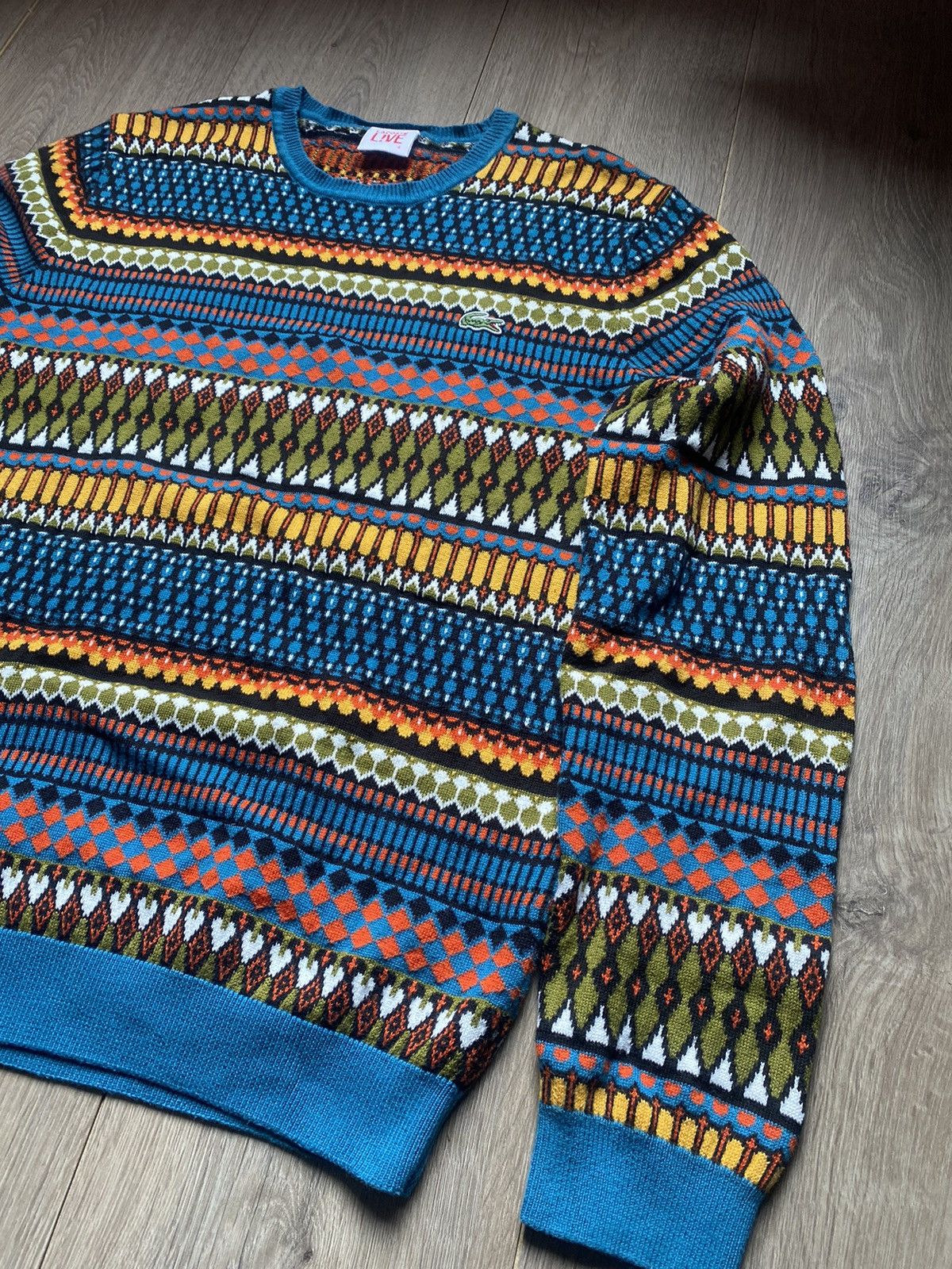 Coogi Sweatshirt Coogi x Lacoste Multicolor sweater Veryrare Size US M / EU 48-50 / 2 - 1 Thumbnail