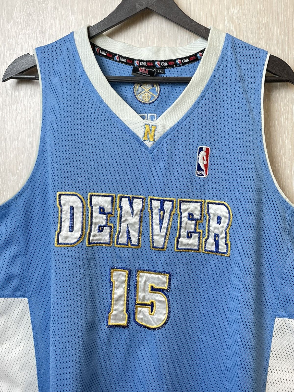 NBA Vintage Denver Nuggets Jersey Carmelo Anthony NBA #15 Size US XXL / EU 58 / 5 - 2 Thumbnail