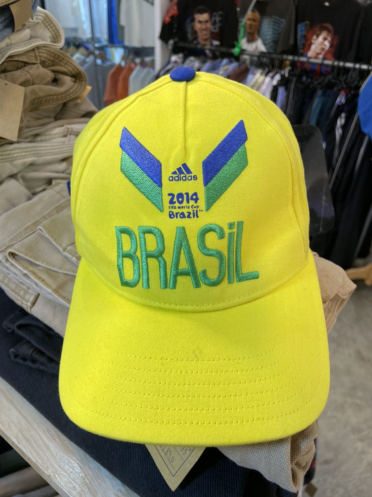 2014 Adidas Brazill Football Cap - Main Image