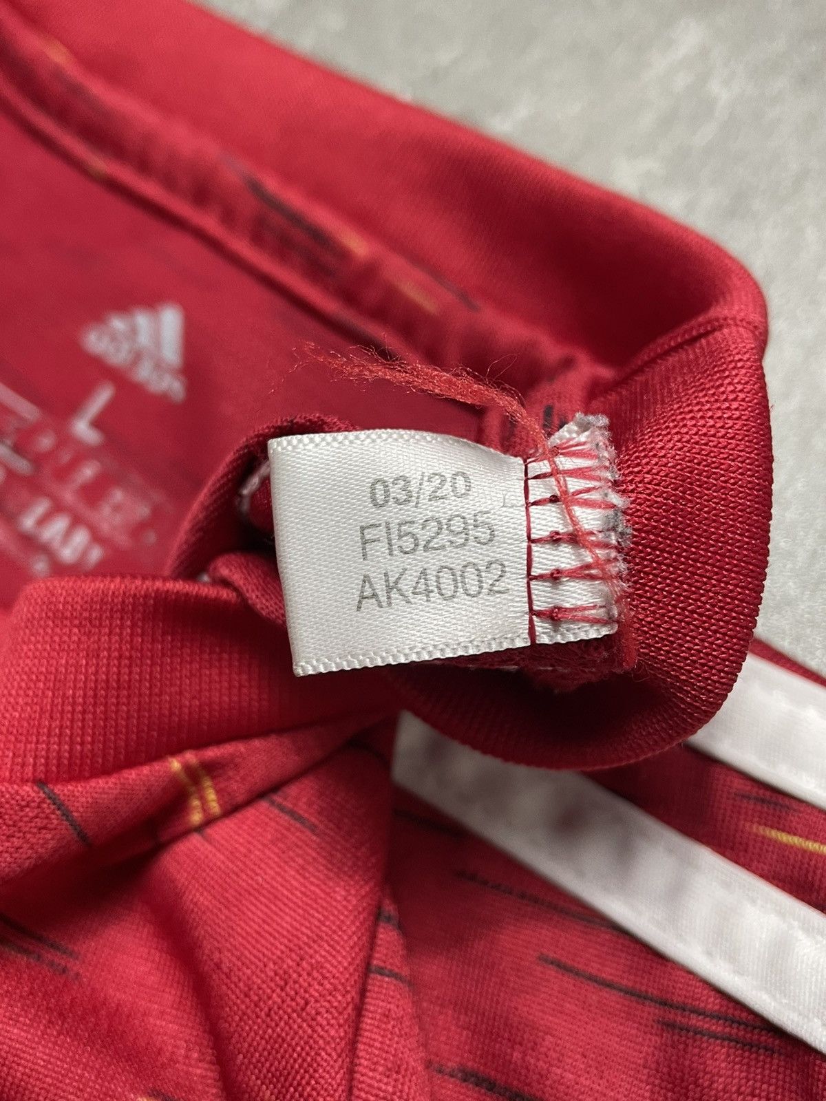 Adidas Adidas Manchester United 2020 2021 Home Soccer Shirt Jersey Size US L / EU 52-54 / 3 - 7 Thumbnail