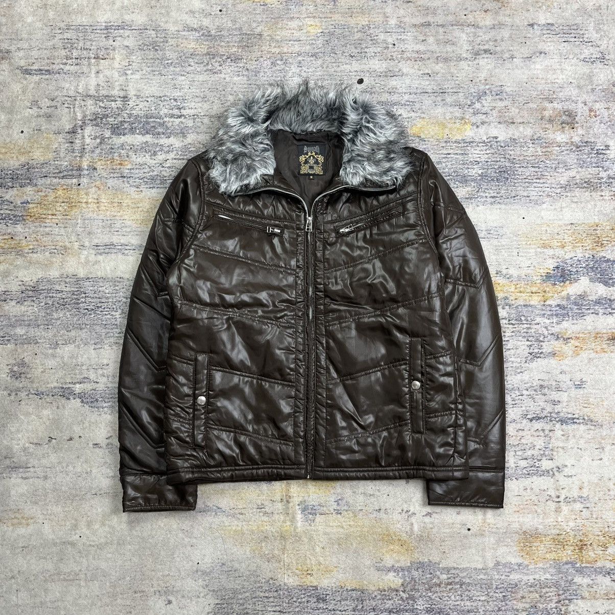 Tornado Mart Red Tornado Mart Fur Collared Jacket | Grailed