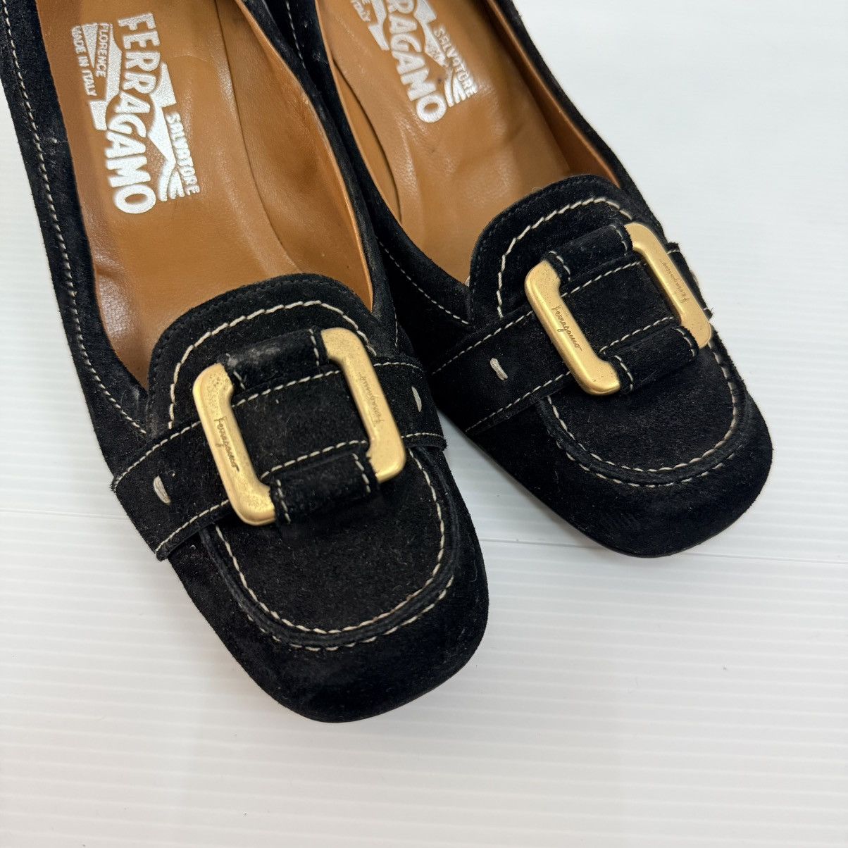 Salvatore Ferragamo Salvatore Ferragamo Heels Leather Shoes Size US 8.5 / IT 38.5 - 5 Thumbnail