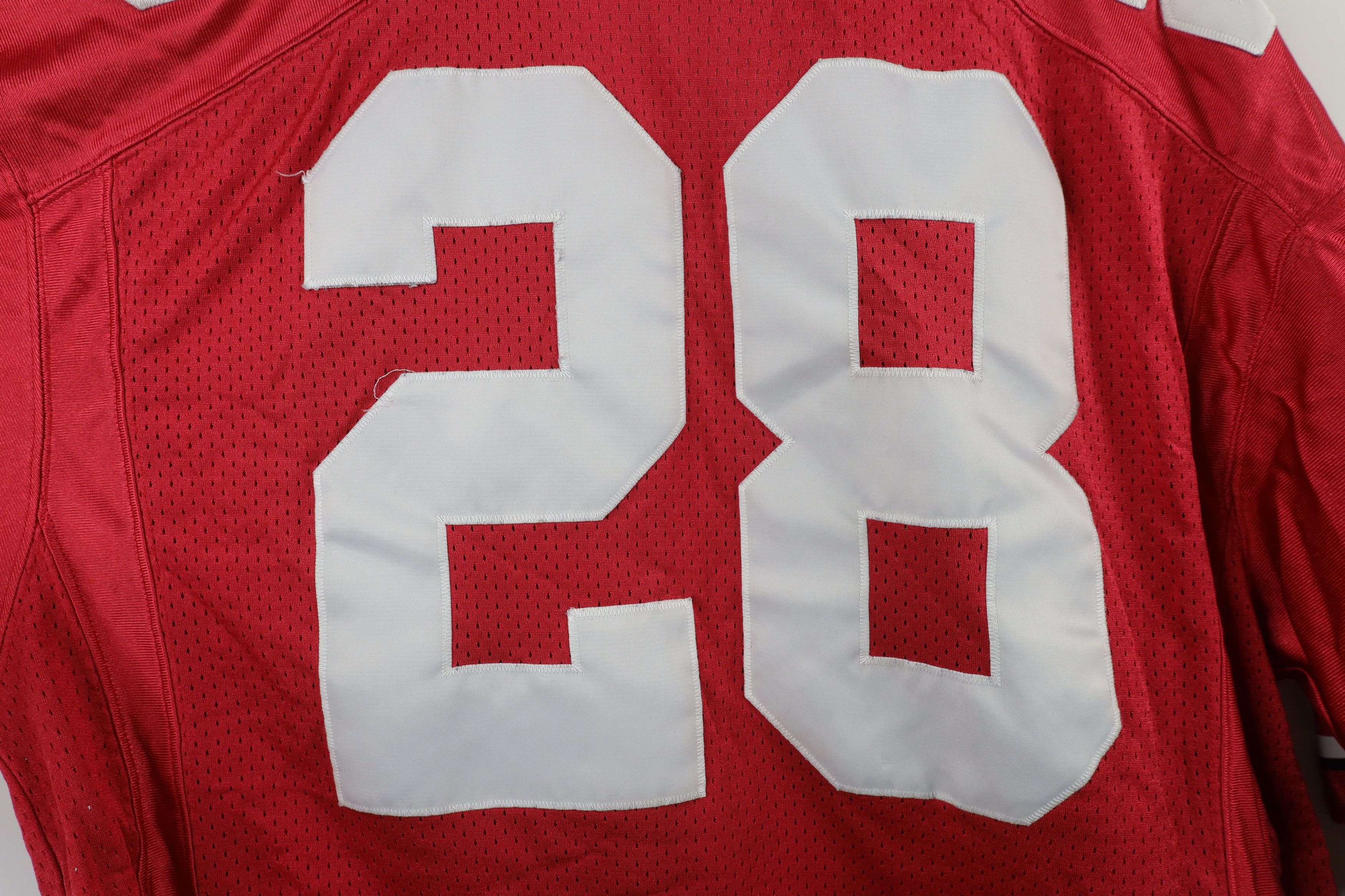 Nike × Vintage Vintage Nike Ohio State University Football Jersey Red #28 Size US L / EU 52-54 / 3 - 13 Thumbnail