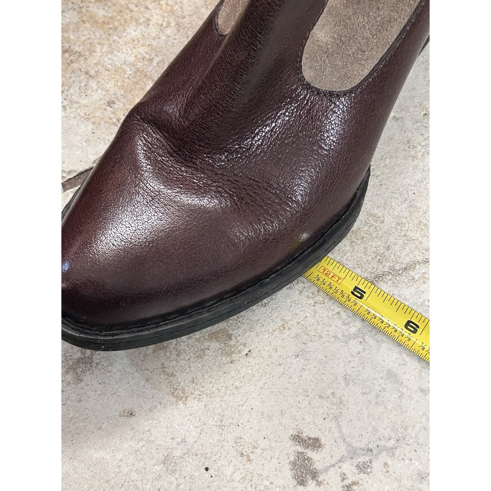 Born Born Leather Heeled Ankle Boots Women’s Size 9.5 Brown Size US 9.5 / IT 39.5 - 11 Thumbnail
