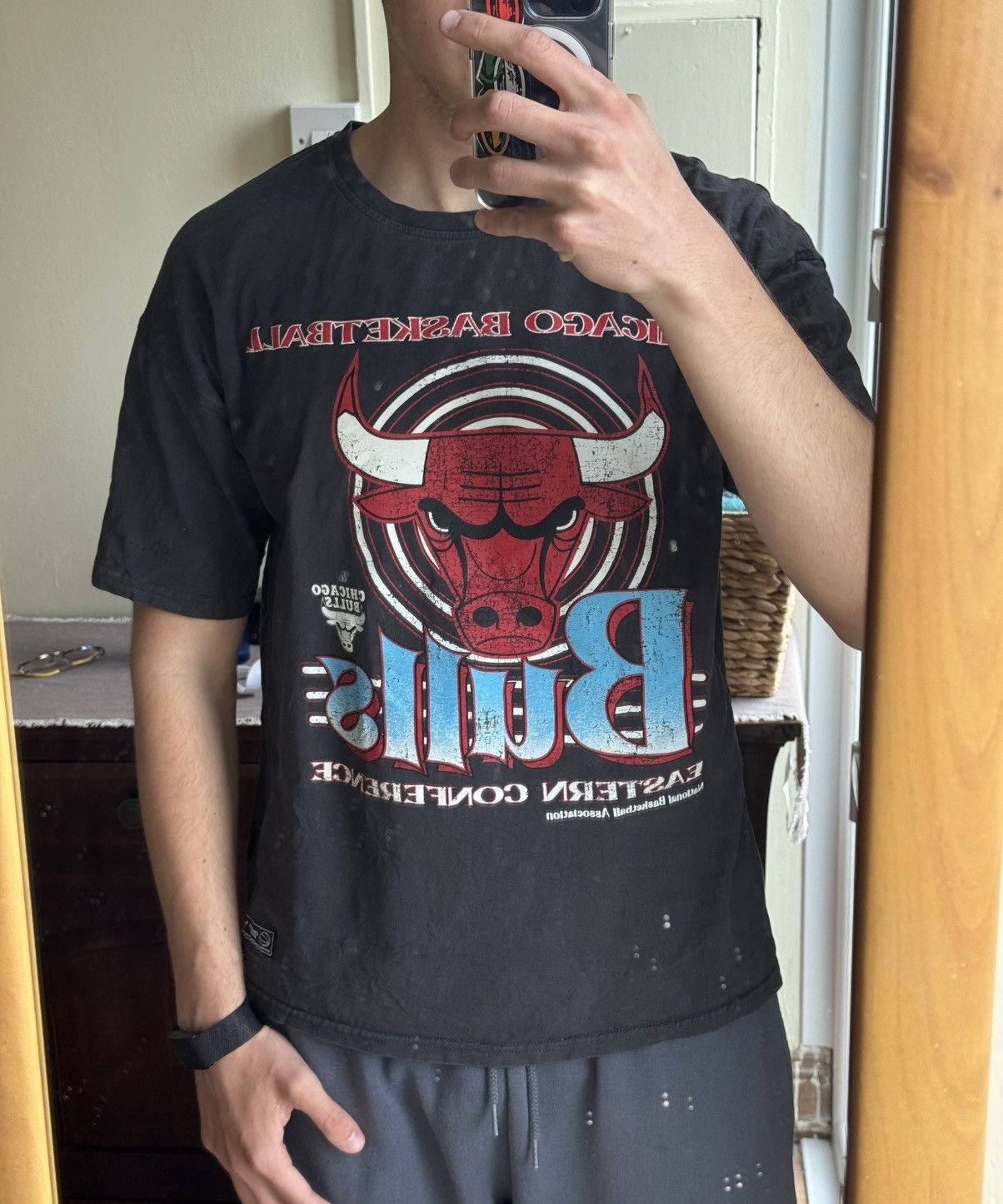 NBA × Vintage Chicago Bulls 1993 Eastern Conference T-shirt Merch Size US M / EU 48-50 / 2 - 6 Thumbnail