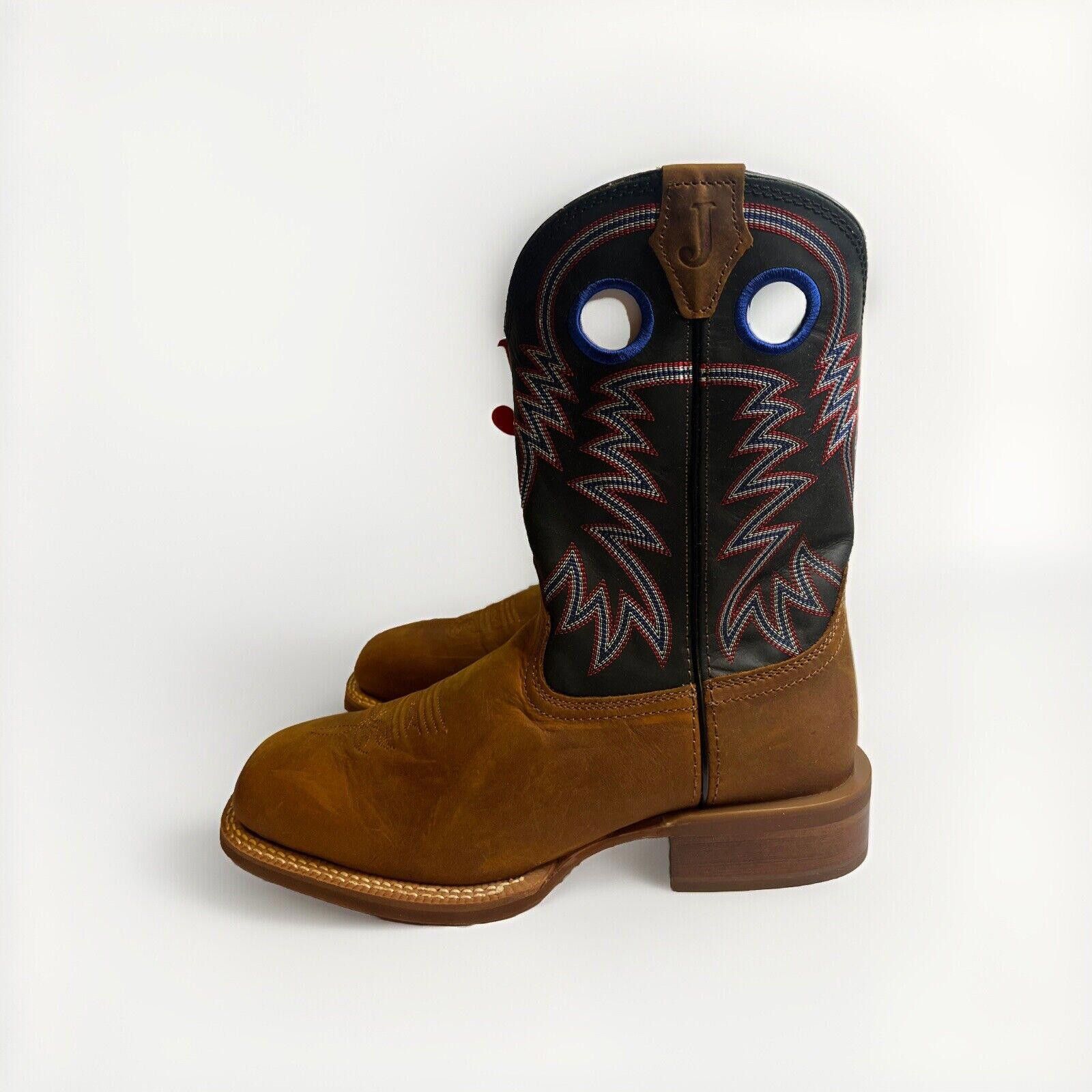 Justin Boots Justin Boots Frontier Shane 11 Inch Embroidered Wide Square Size US 9.5 / EU 42-43 - 1 Thumbnail