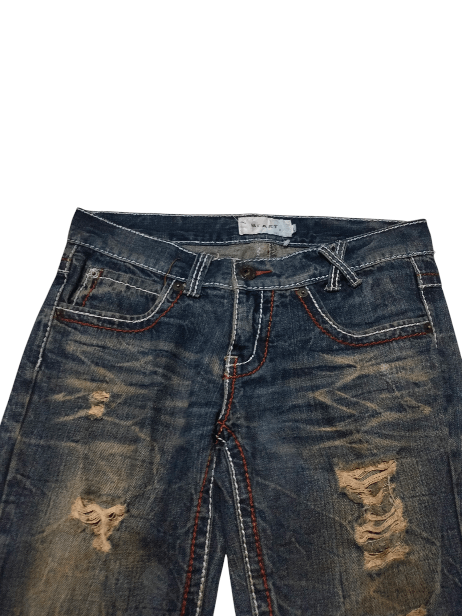 Other Beast Damage Flare Pants Size US 32 / EU 48 - 4 Thumbnail