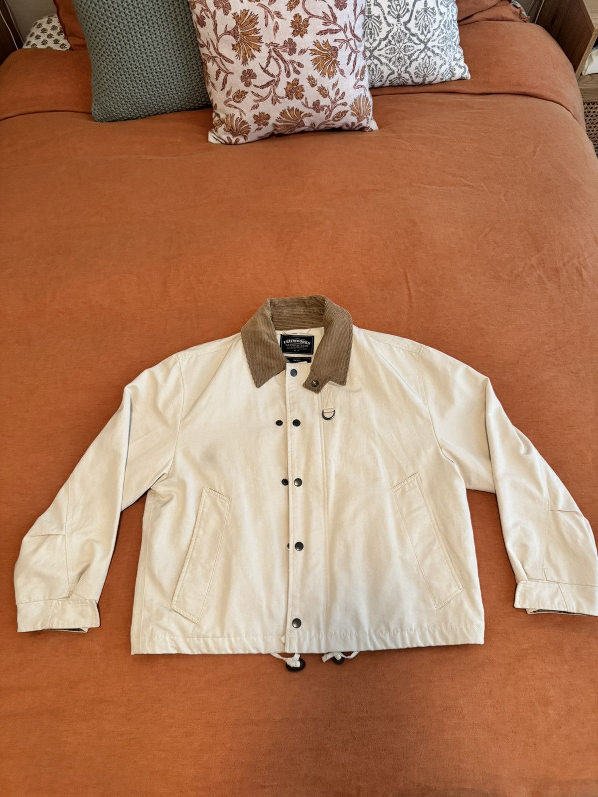 FrizmWORKS FrizmWORKS Heritage Hunting Jacket - Cream/White - Mens S Size US S / EU 44-46 / 1 - 2 Thumbnail