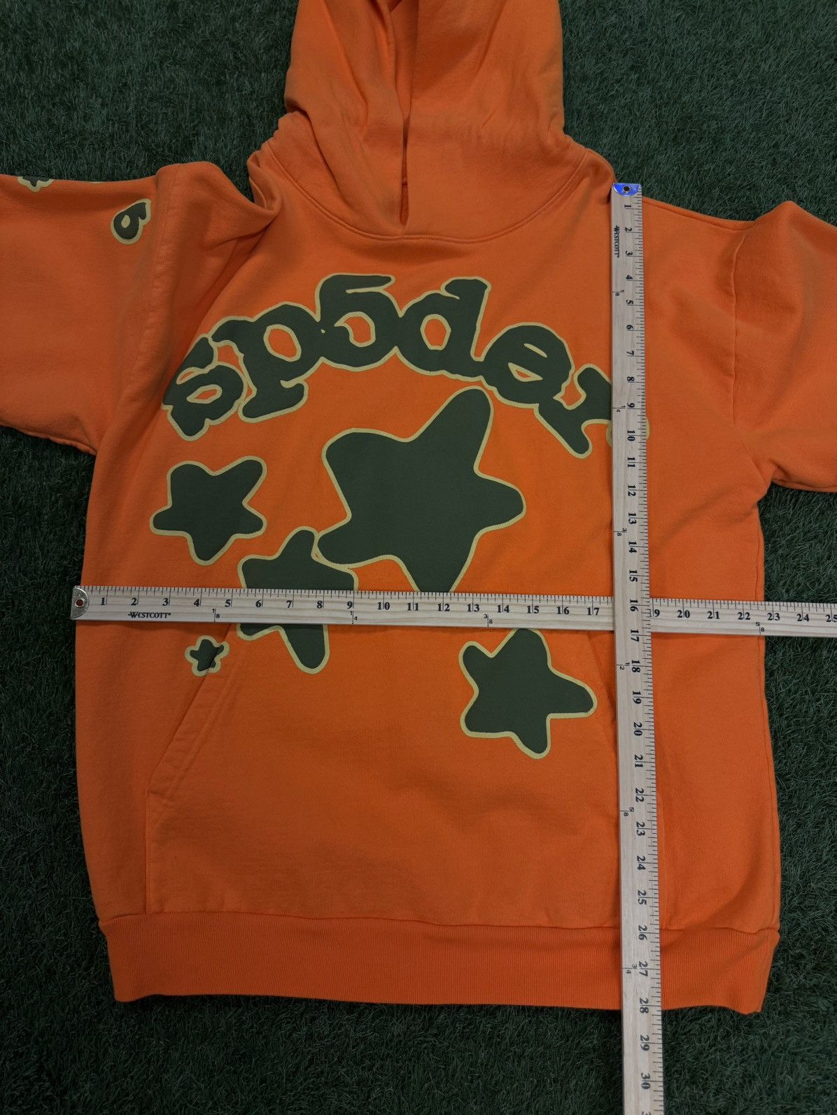 Sp5der Sp5der Worldwide Orange Star Hoodie Size XL (NEW) Size US XL / EU 56 / 4 - 11 Thumbnail
